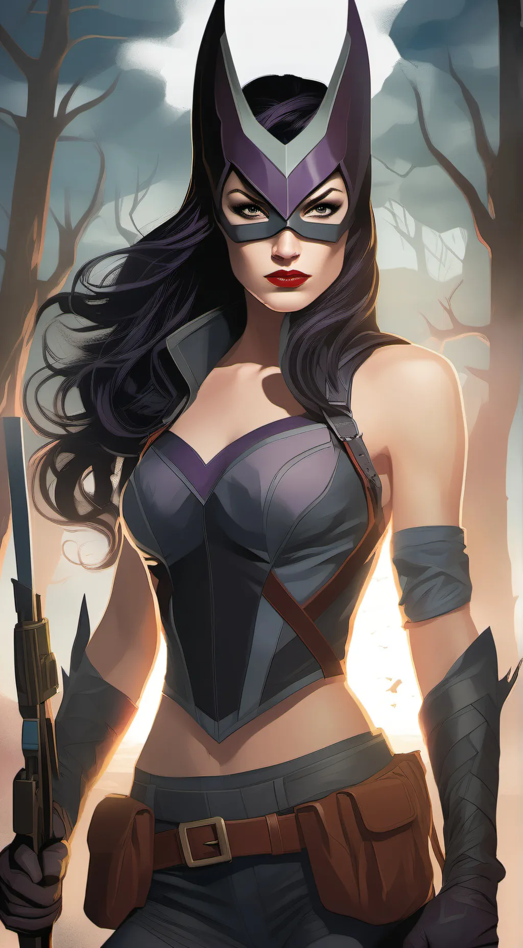 ai character: Huntress background