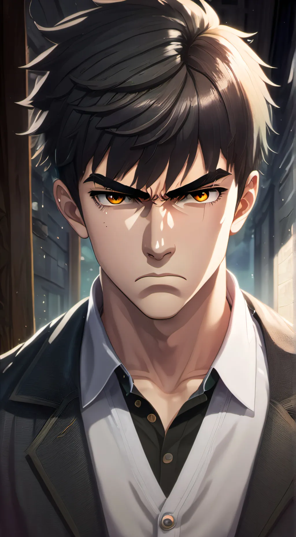 ai character: Max hill background