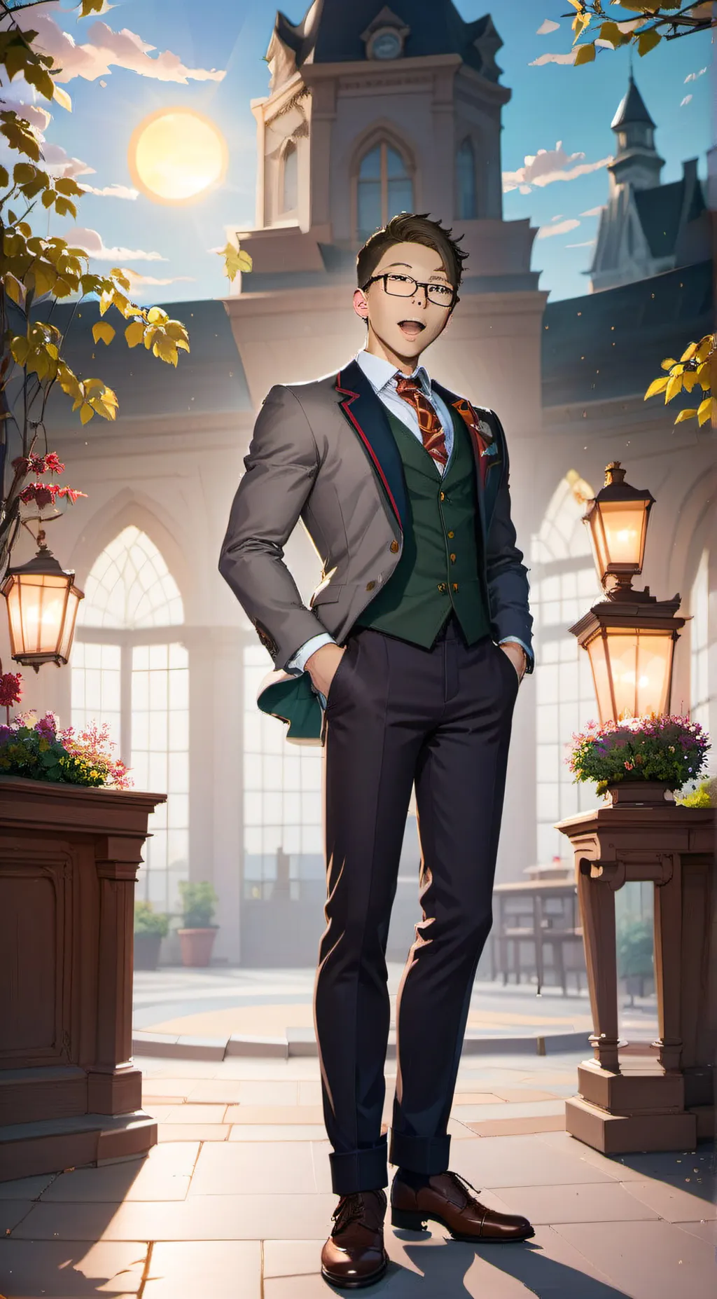 ai character: Andrew background