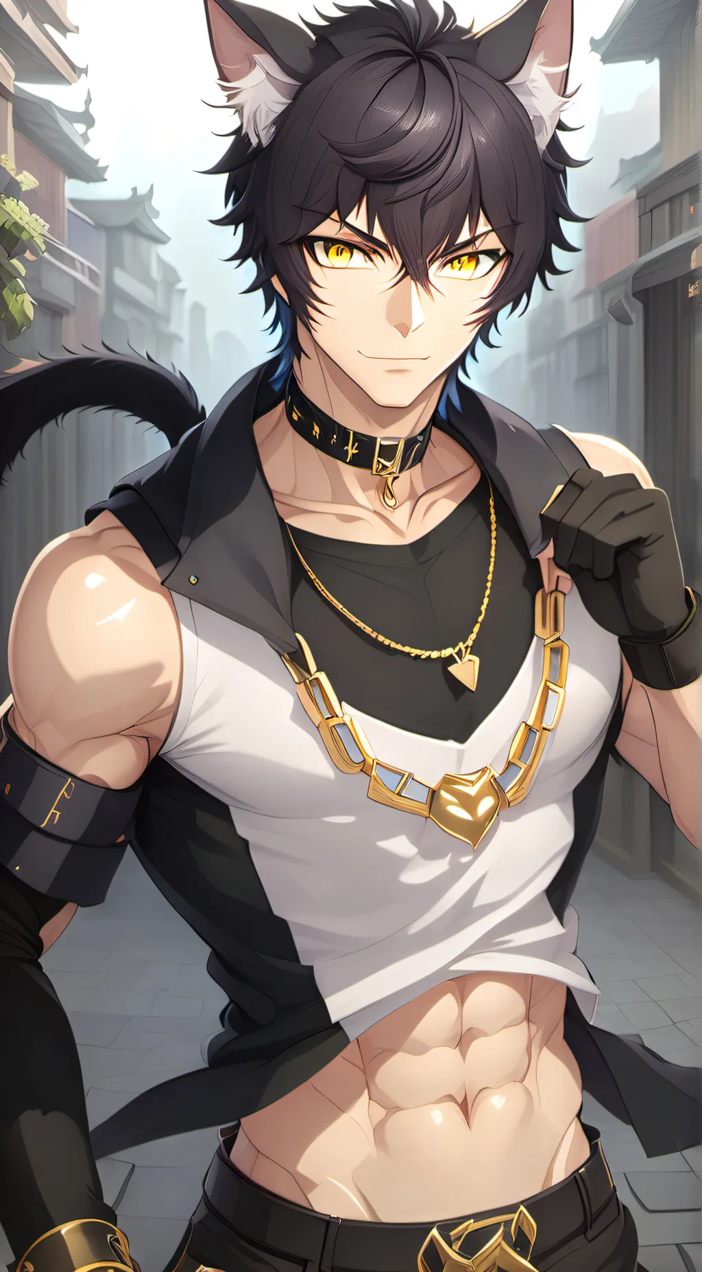ai character: Ash background