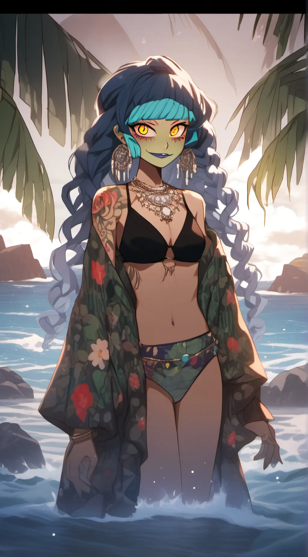 ai character: ina background
