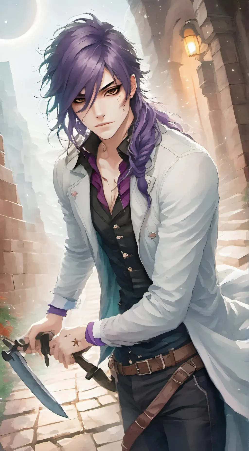 ai character: × Kaia ×killer× background