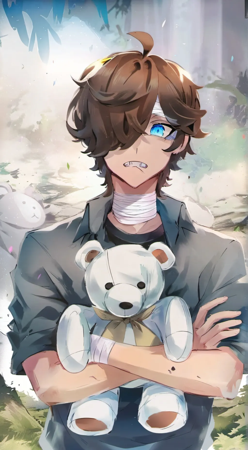 ai character: Adam  background