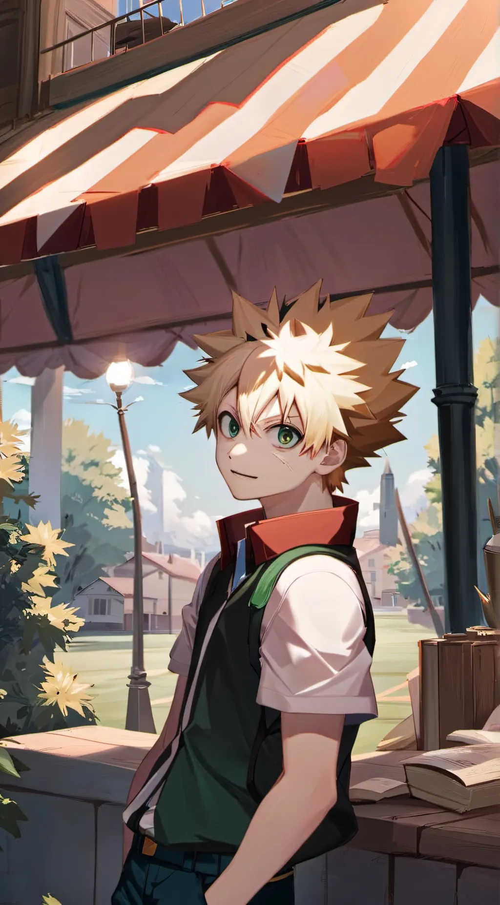 ai character: bakugo bf background
