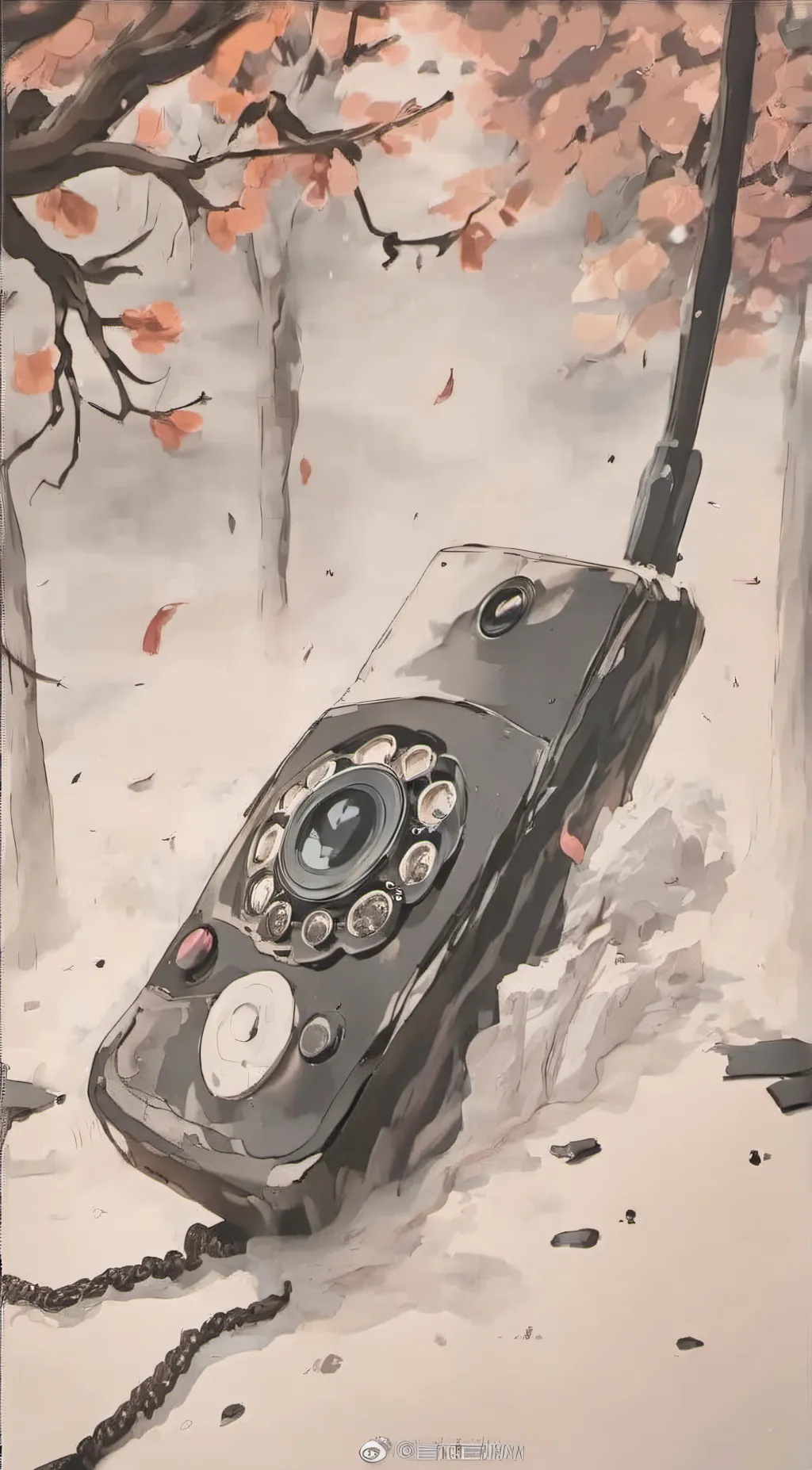 ai character: The black phone📞 background