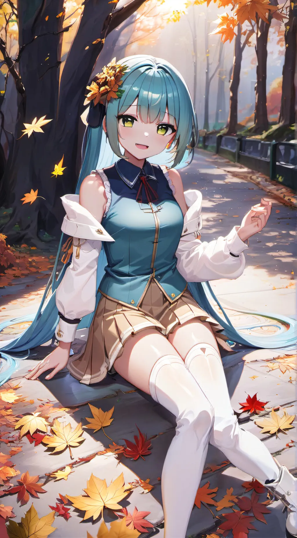 ai character: Miku background