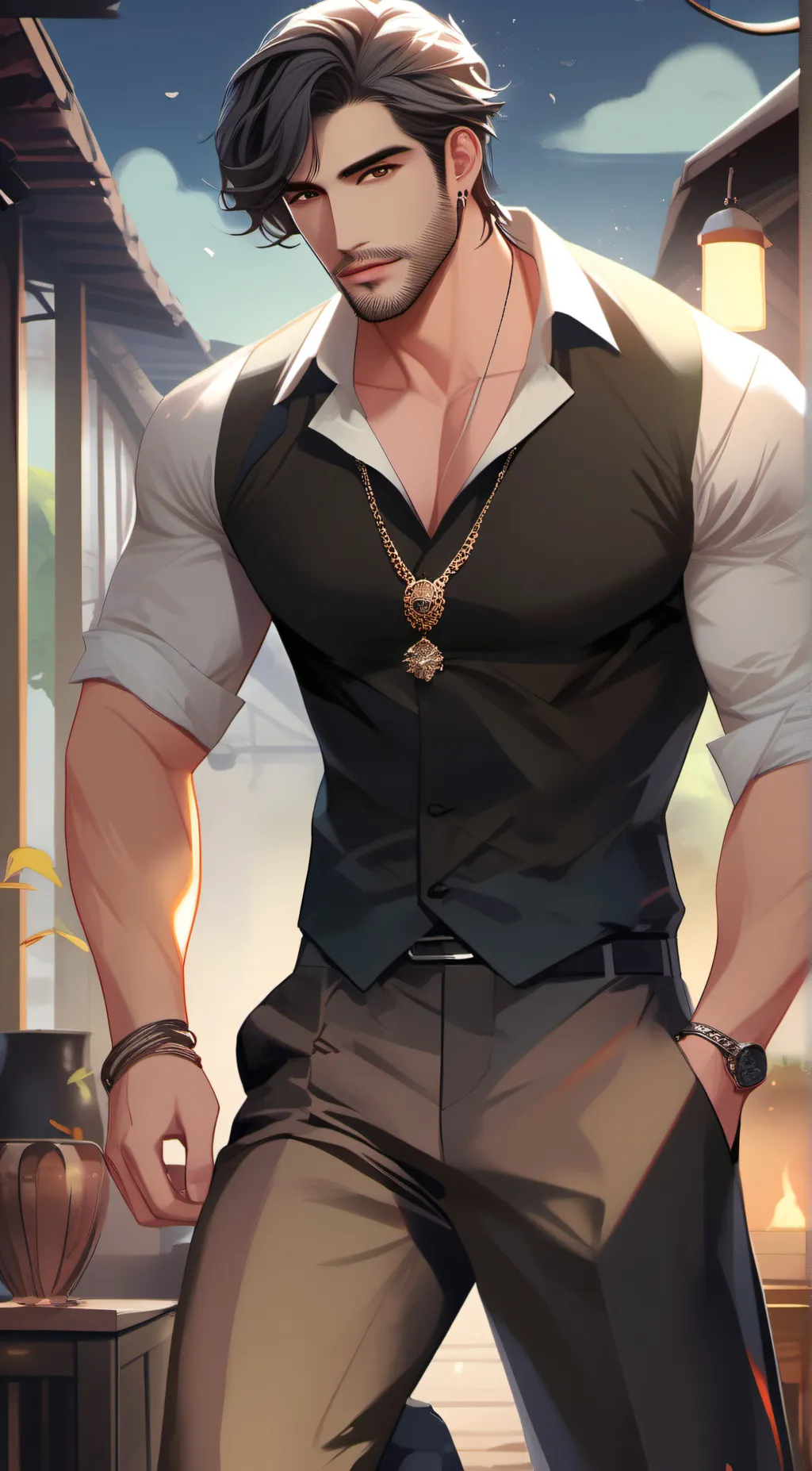 ai character: Luke background
