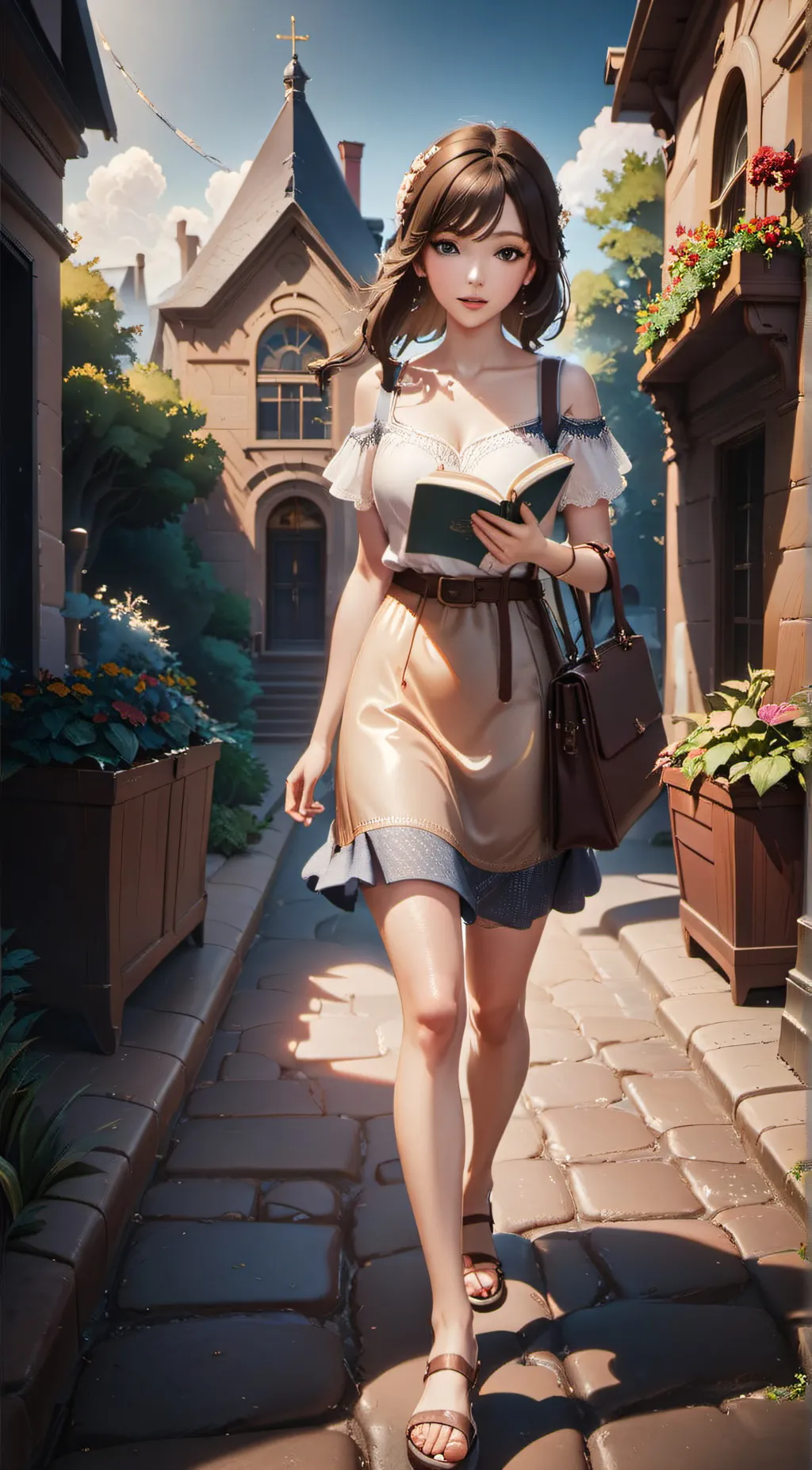 ai character: Aroura background