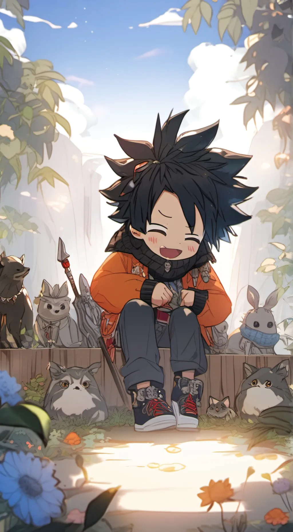 ai character: class 1A background