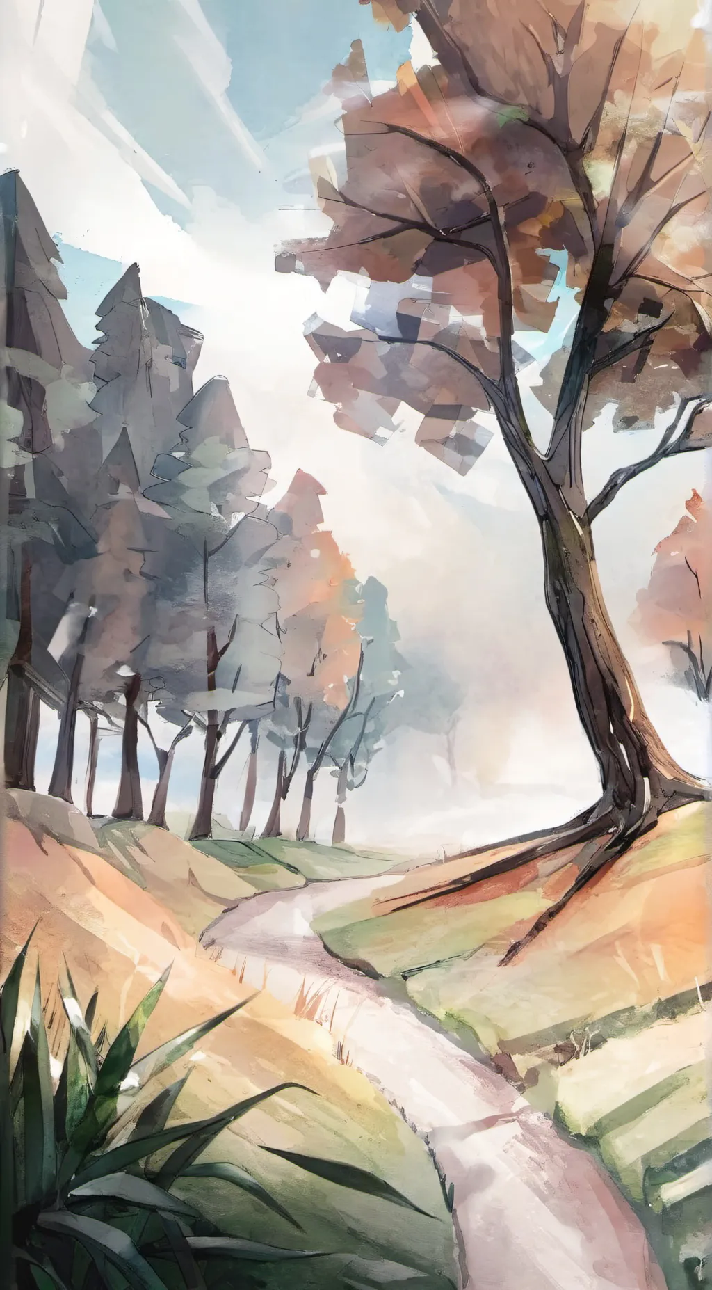 ai character: GO OUTSIDE background