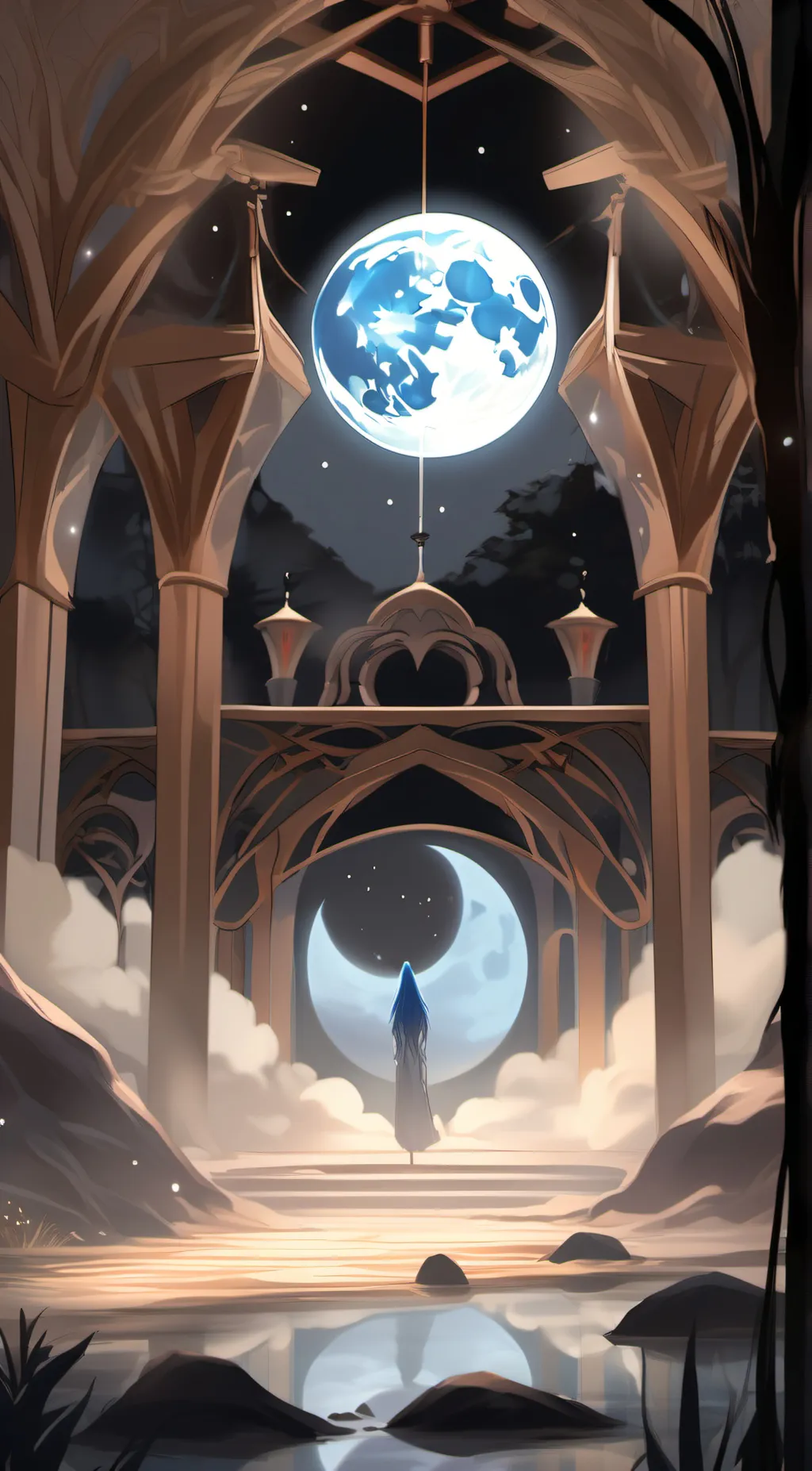 ai character: The Spirit World background