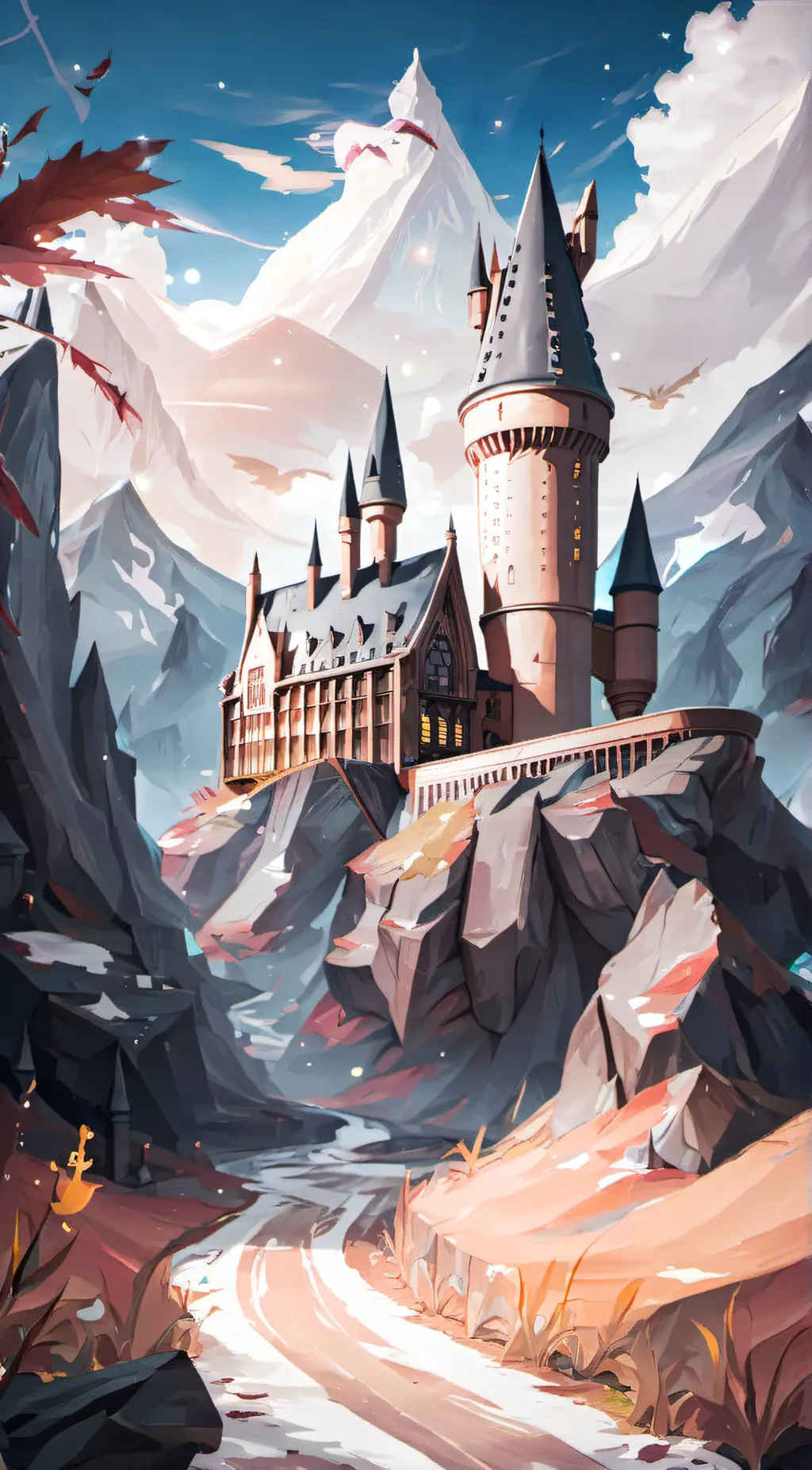 ai character: Hogwarts background
