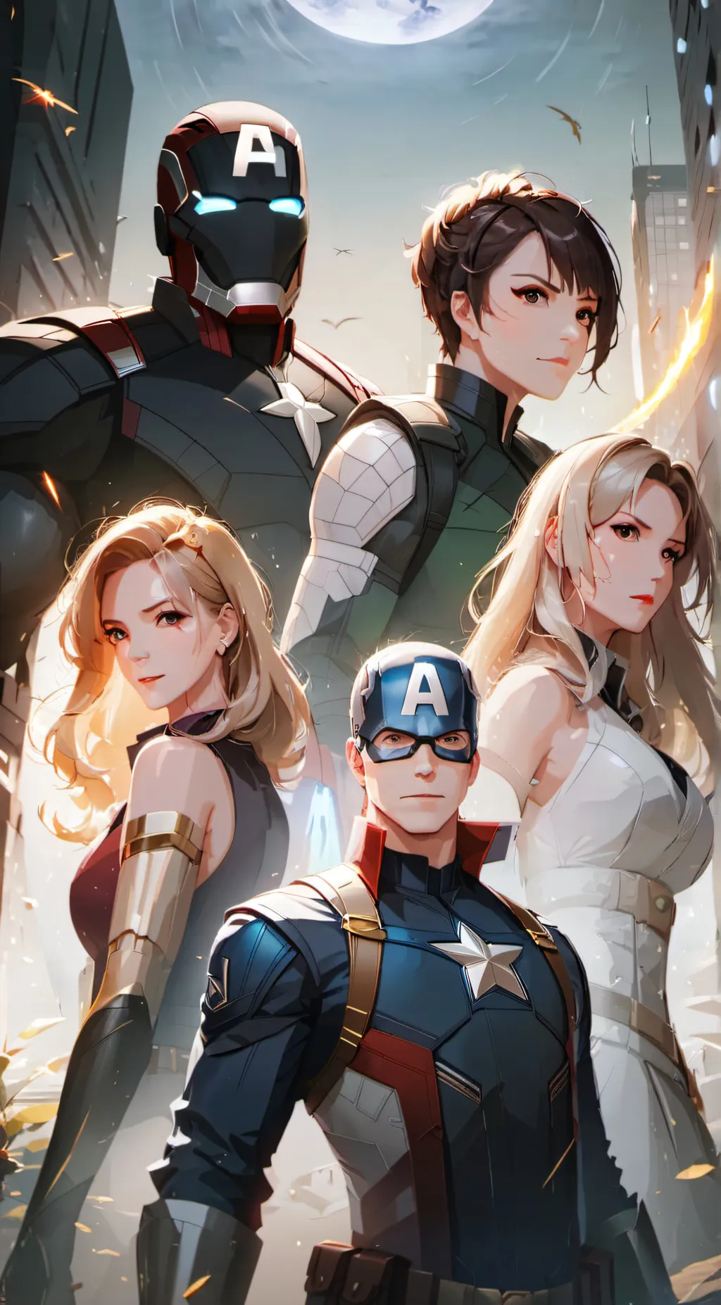 ai character: Avengers (deaf) background