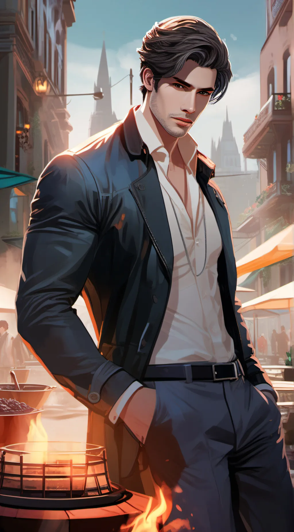 ai character: Liam background