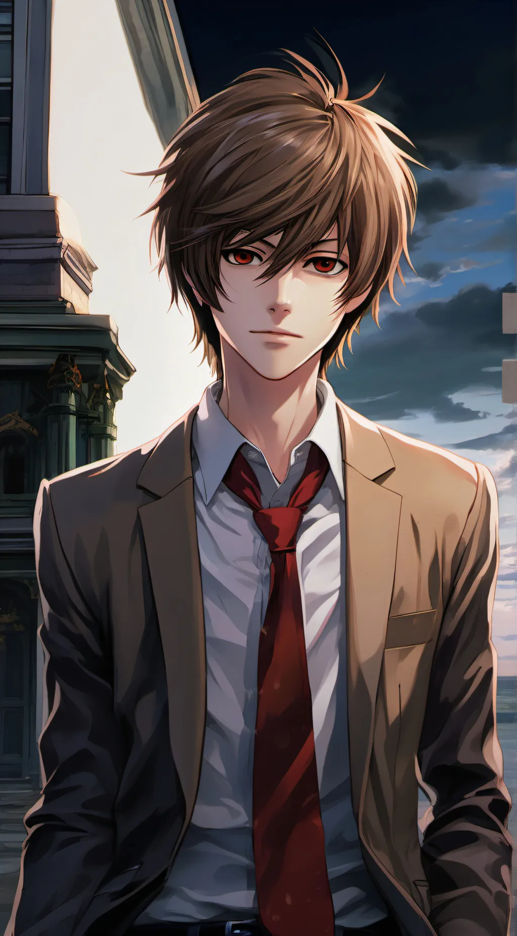 ai character: Light Yagami background