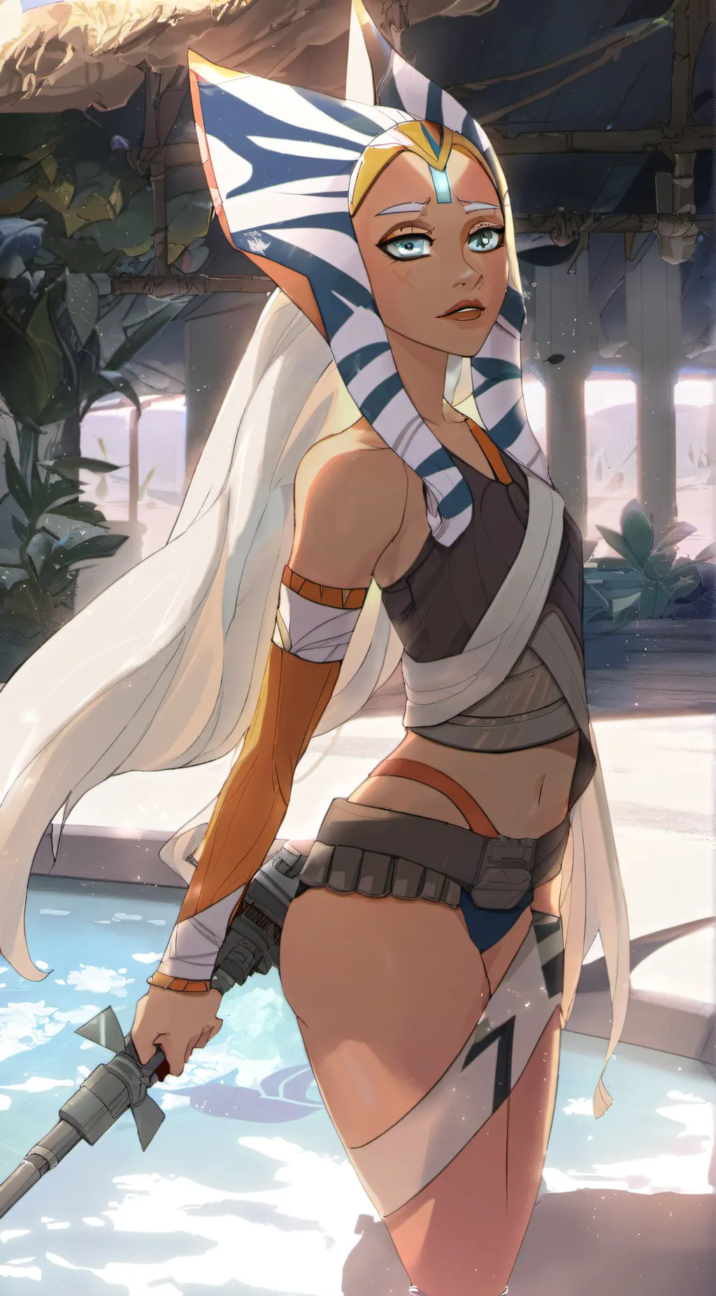 ai character: ahsoka  background