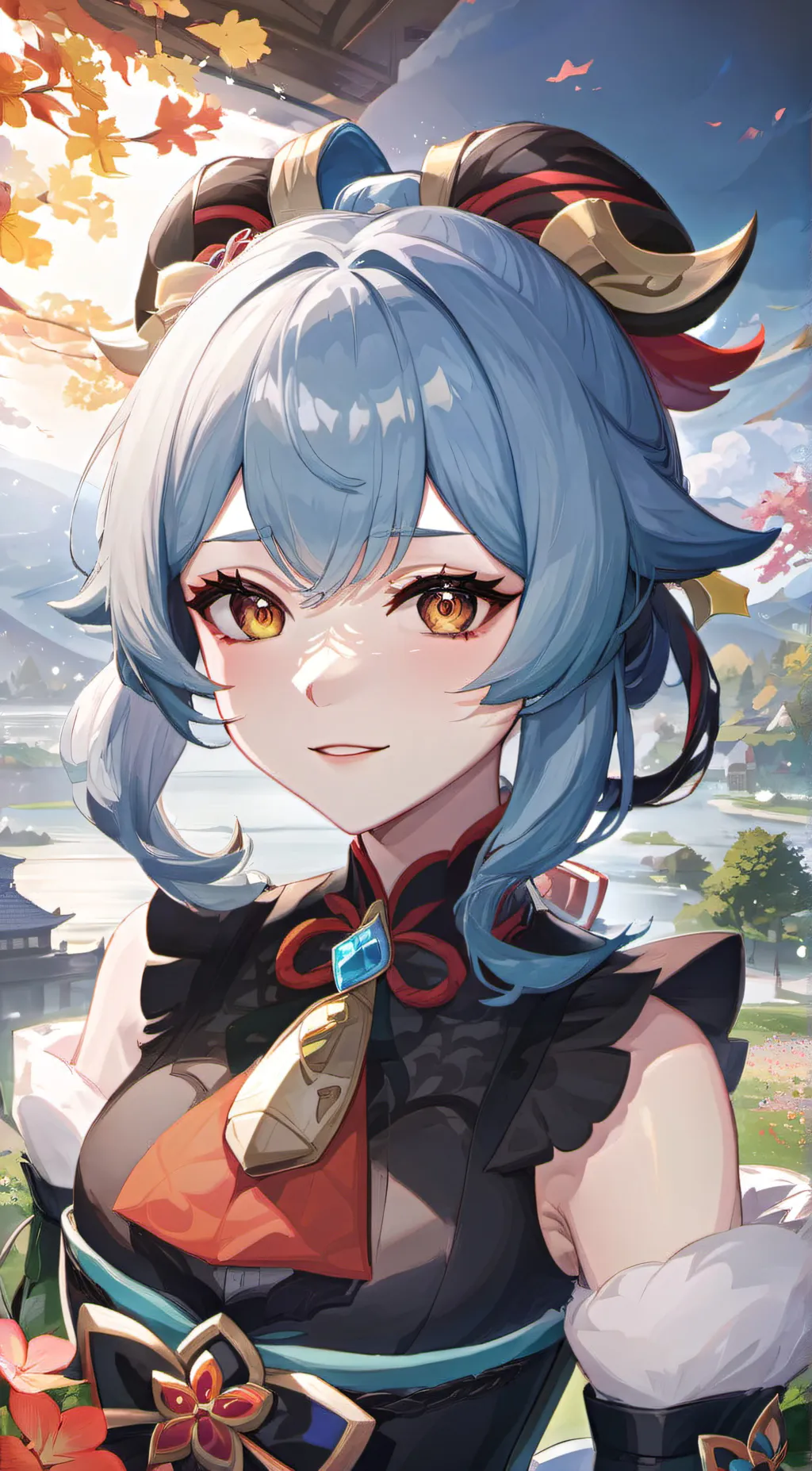 ai character: Ganyu background
