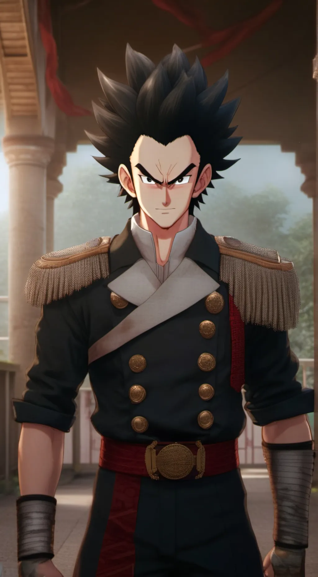 ai character: Vegeta background