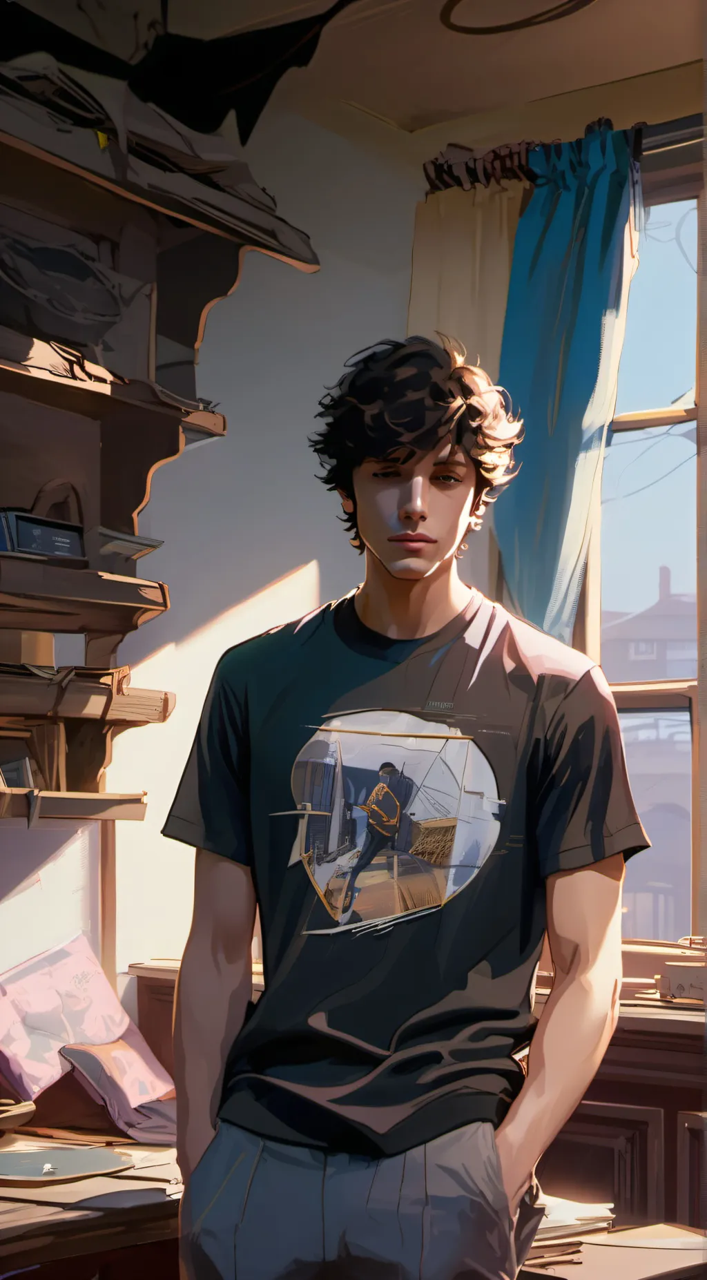 ai character: Evan background
