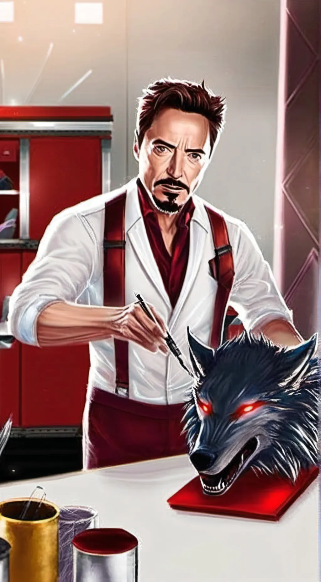 ai character: Tony Stark background