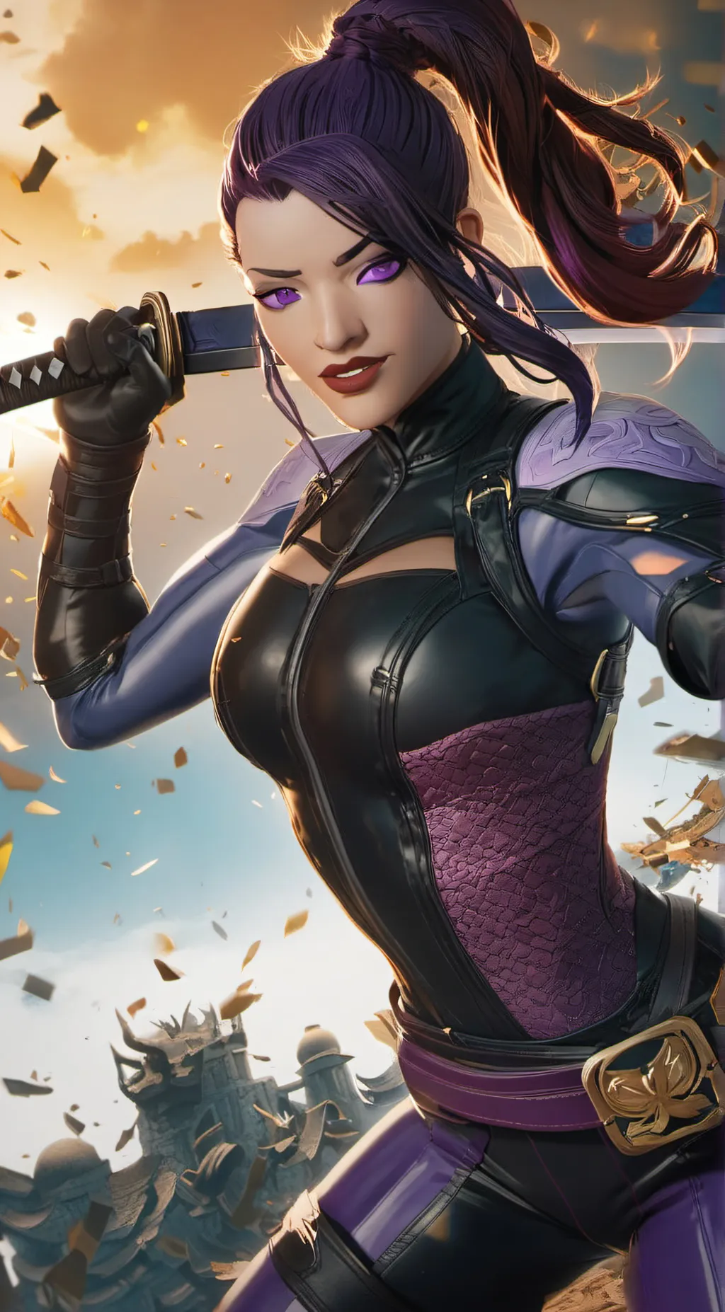 ai character: Betsy Braddock  background