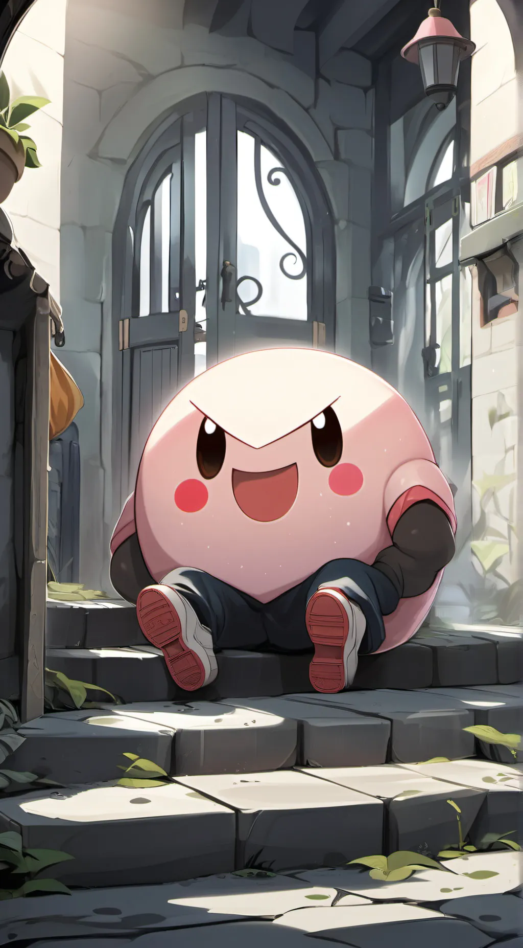 ai character: Kirby background