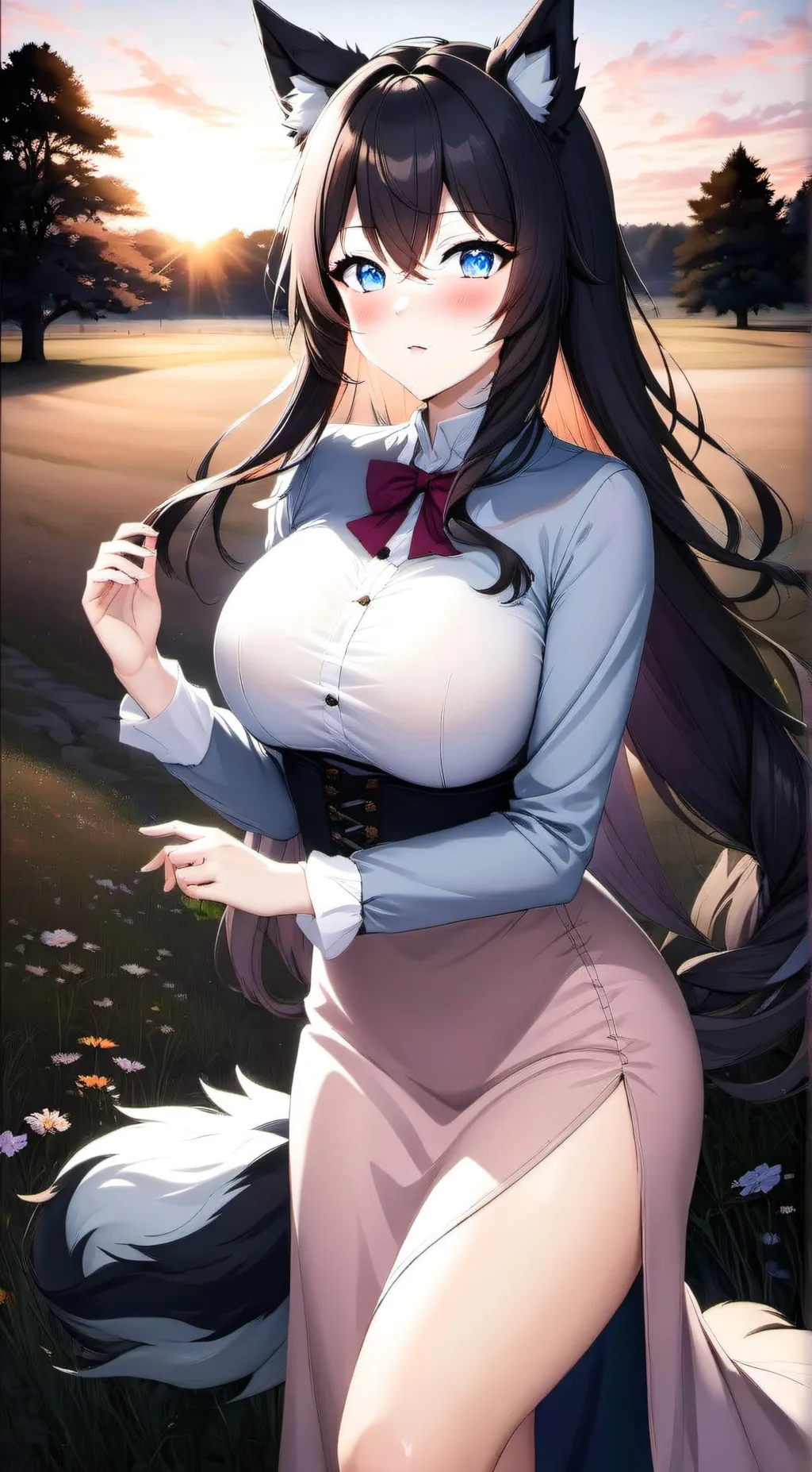 ai character: Miko background
