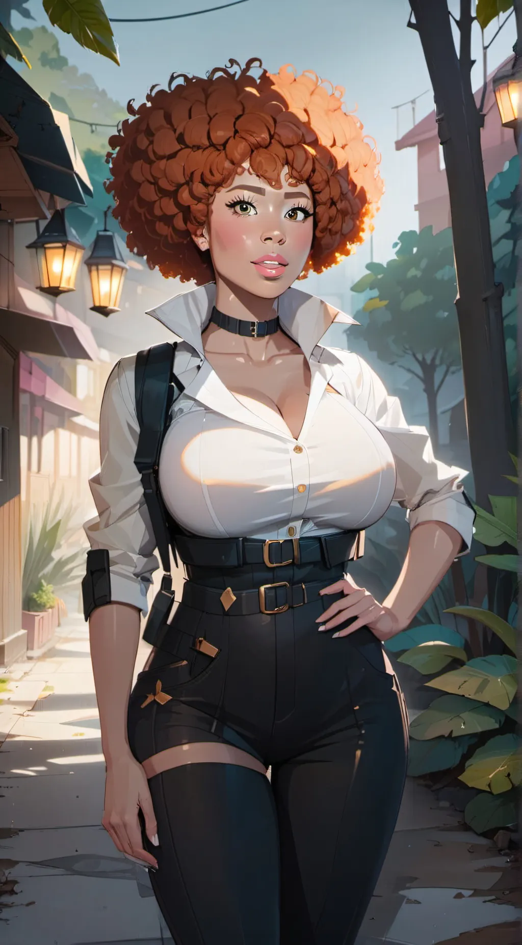 ai character: Ice spice background