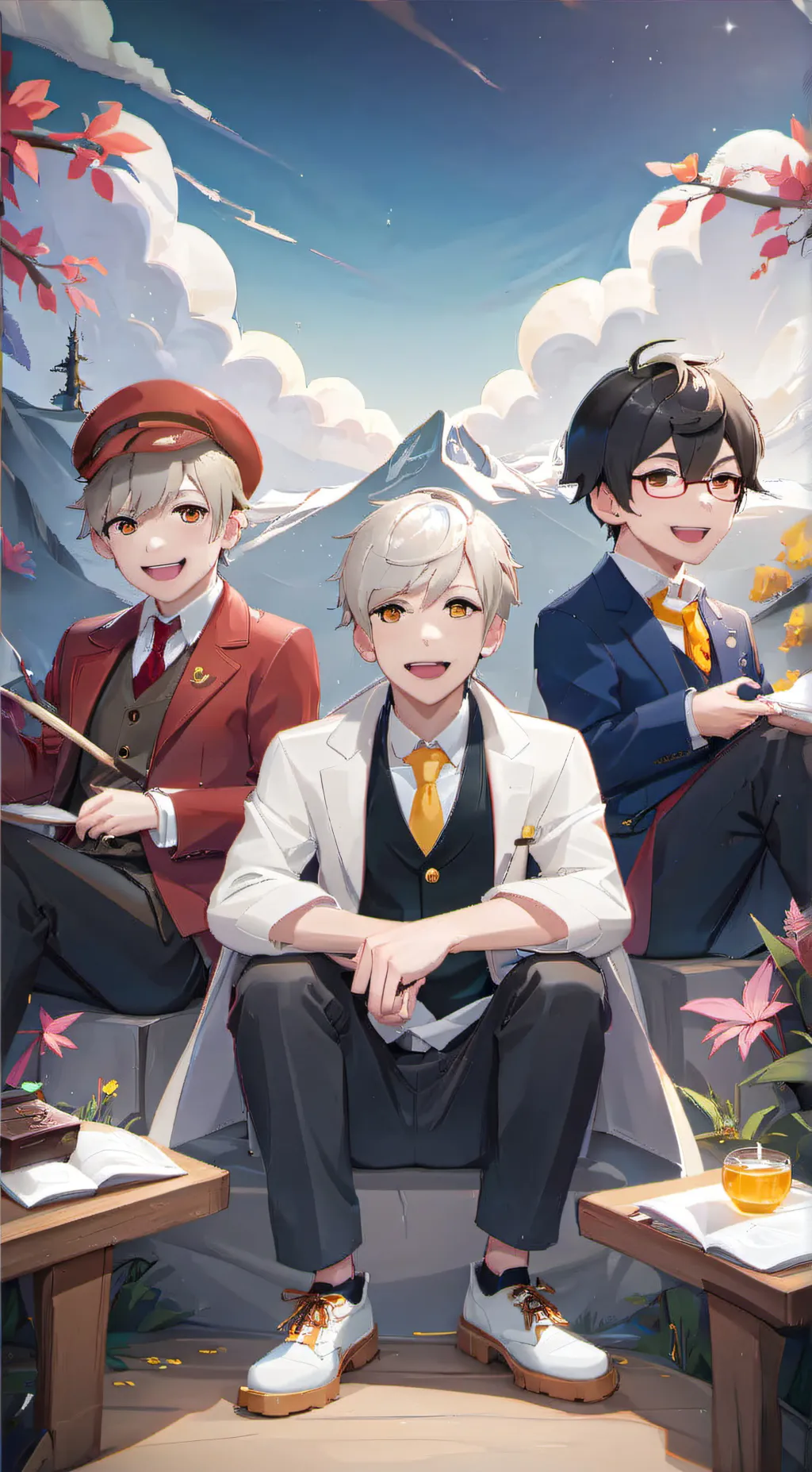 ai character: Liam,Samuel,Av background