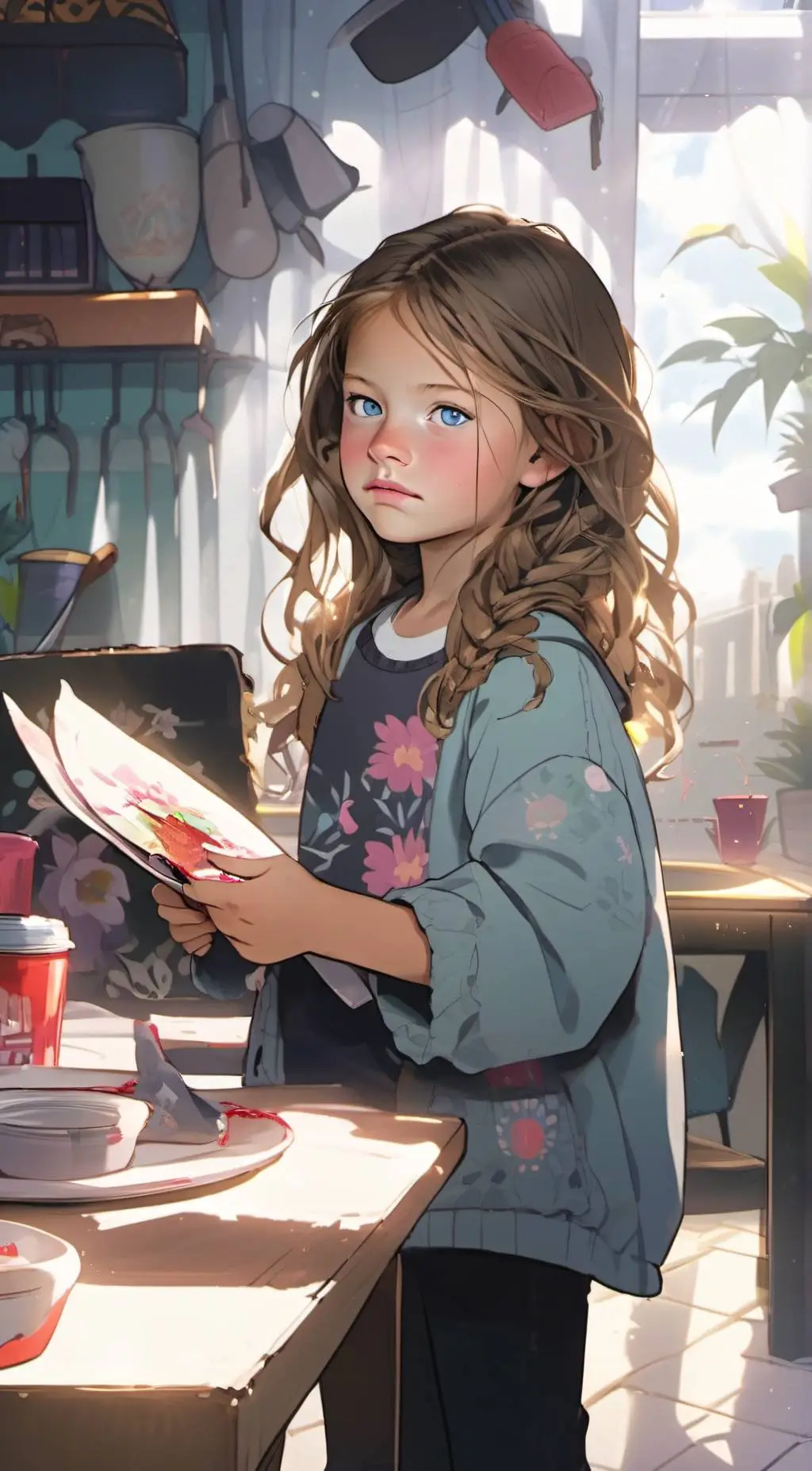 ai character: Layla Anderson  background