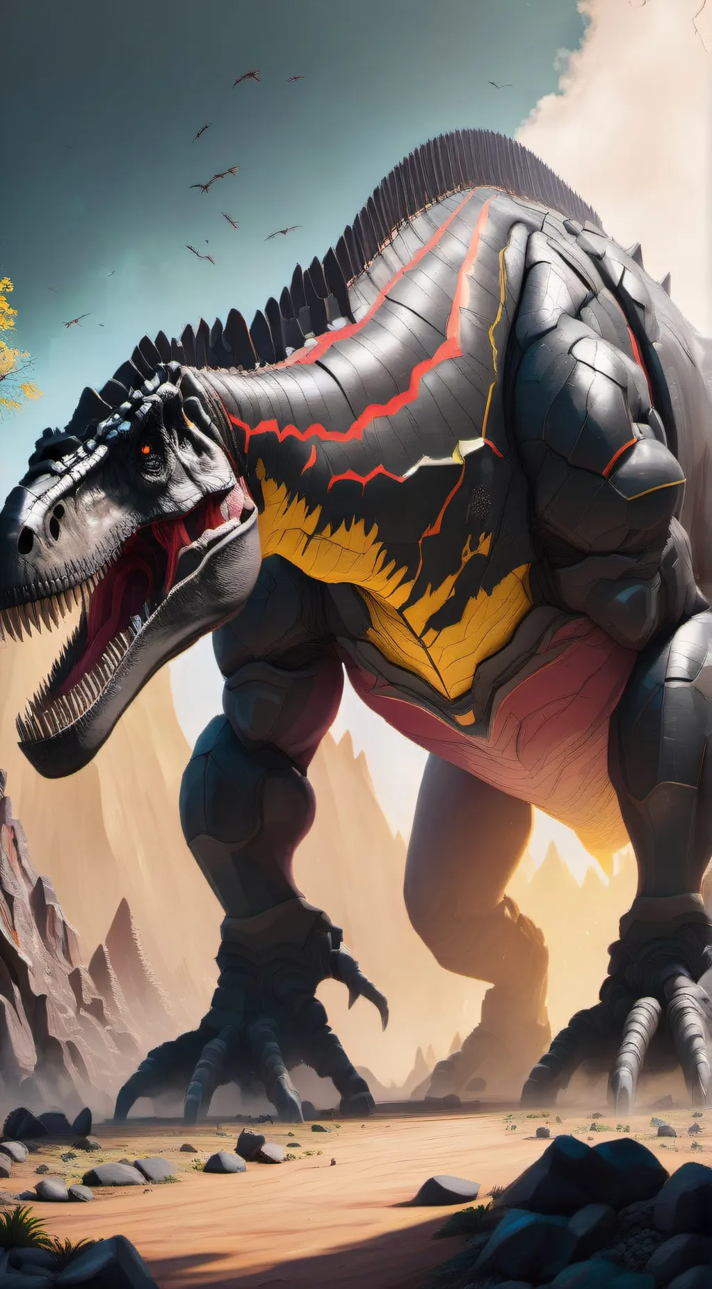 Talkie AI - Chat with Black T-Rex