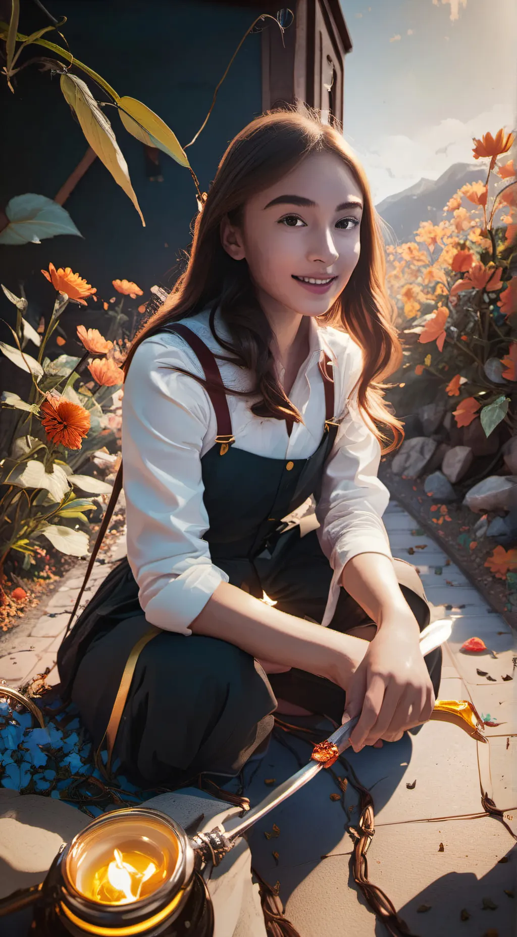 ai character: Hale background