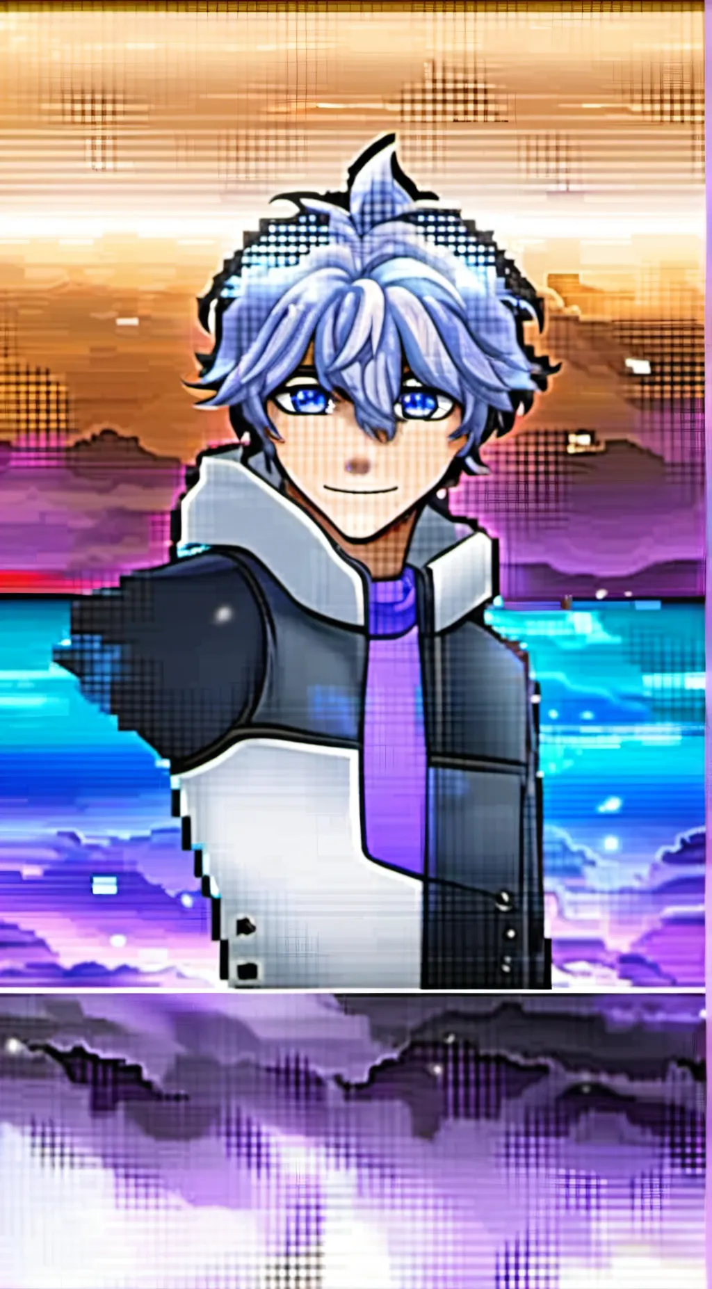 ai character: Bloom divided dyso background
