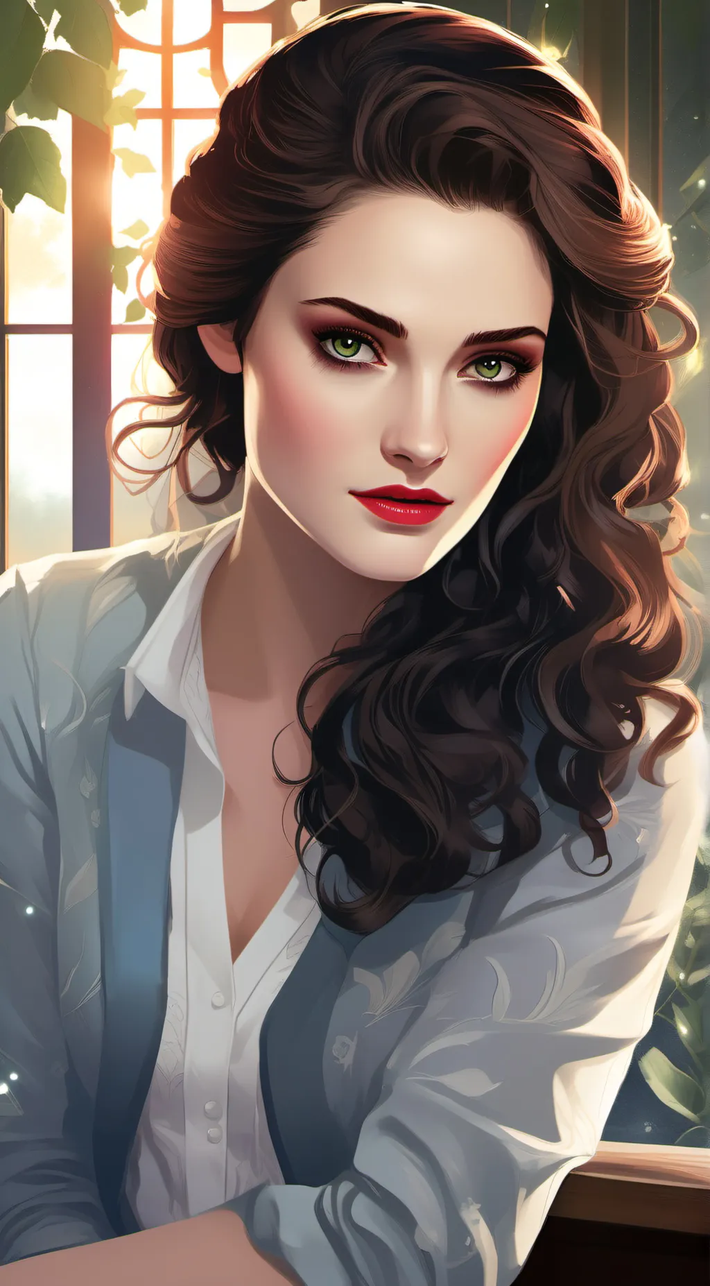 ai character: Bella Cullen  background
