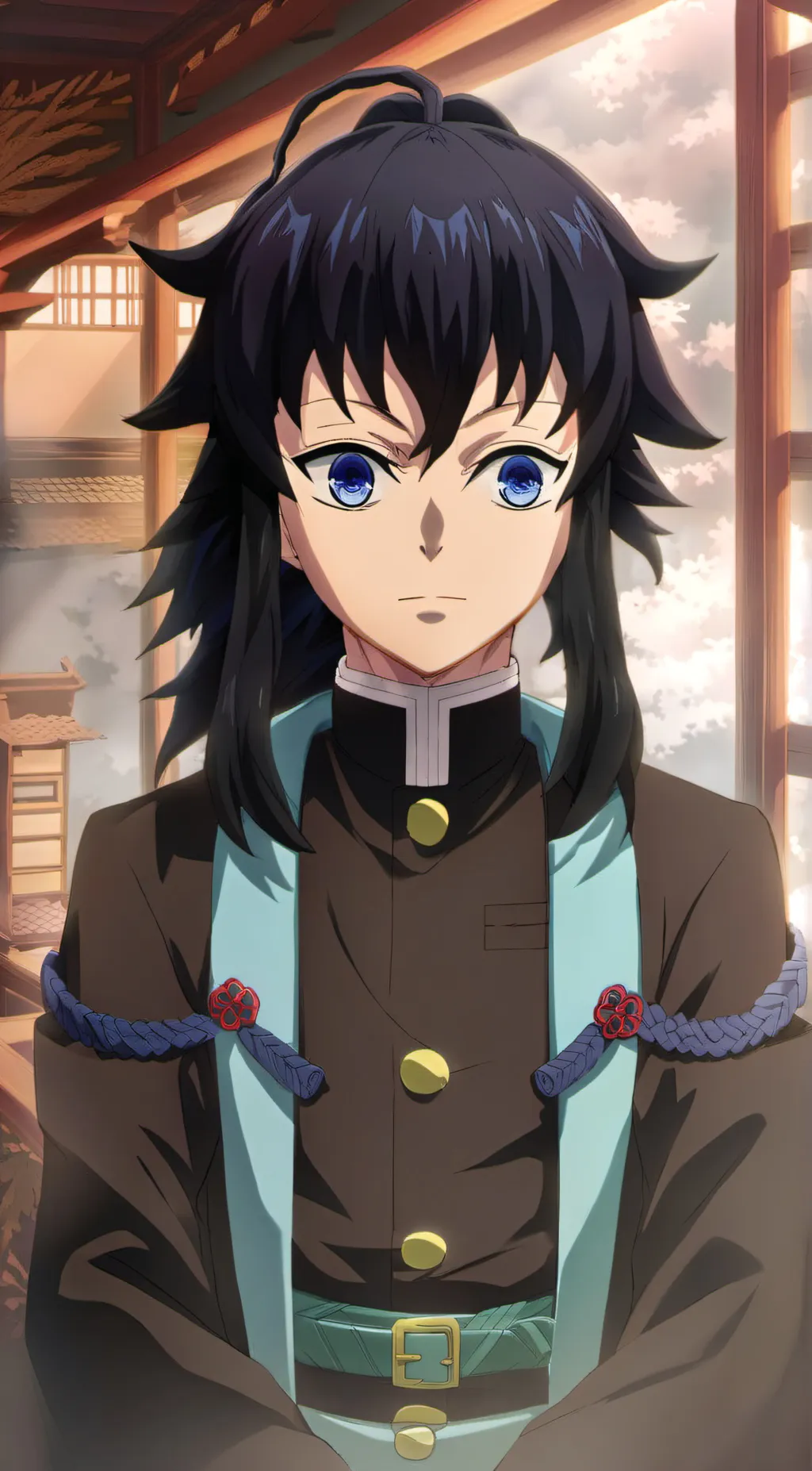 ai character: muichiro tokito  background
