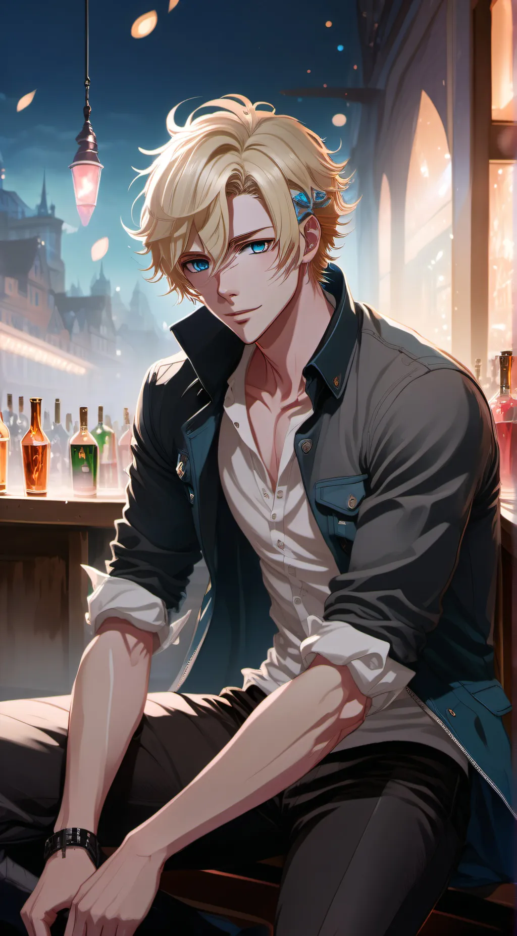 ai character: Massif  background