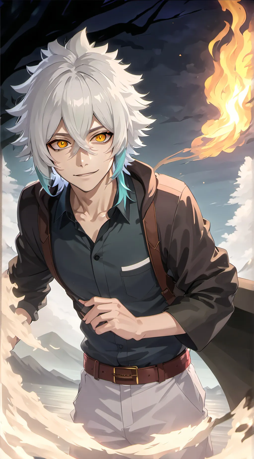 ai character: ∆x Shiggy x∆ background