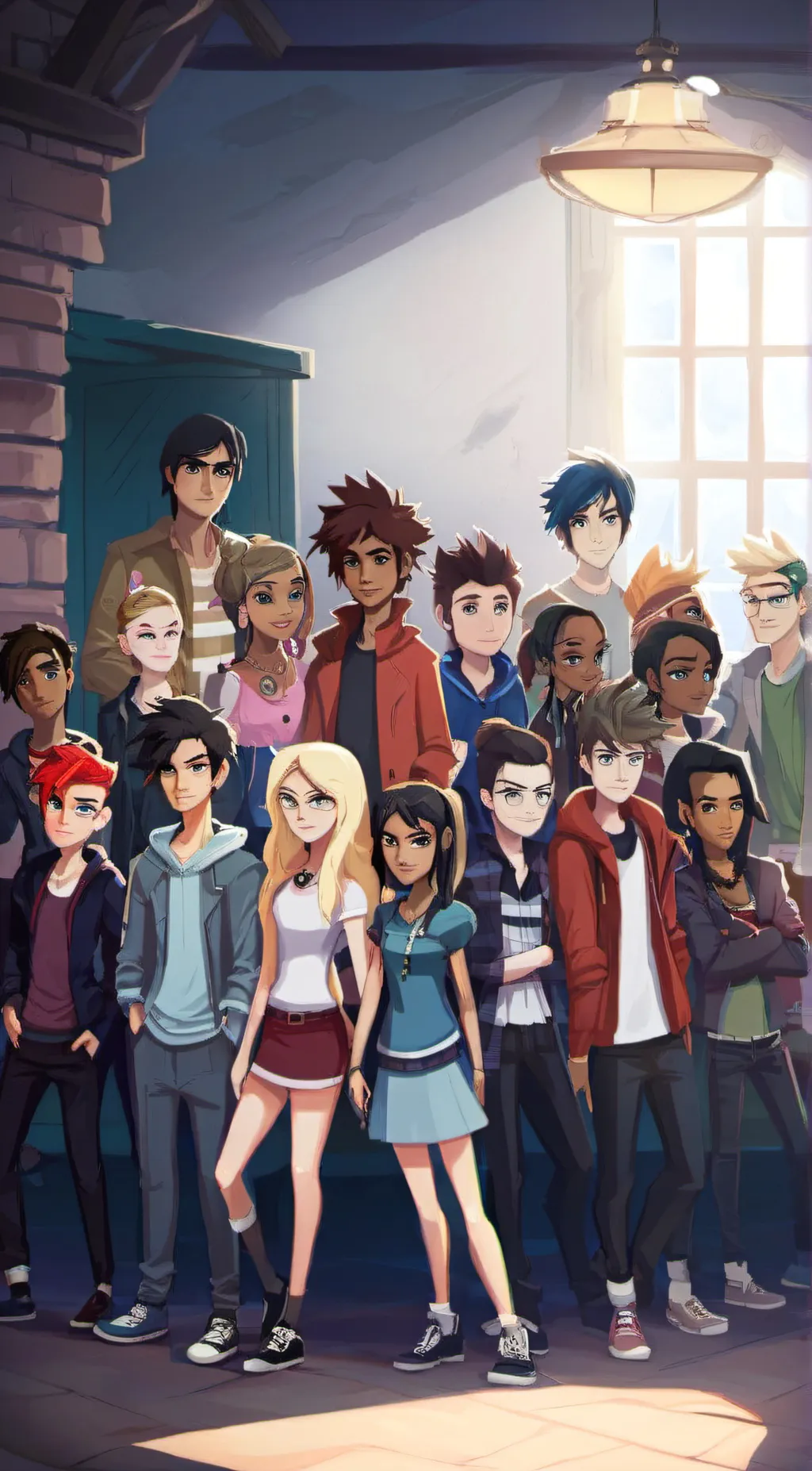 ai character: total drama island background
