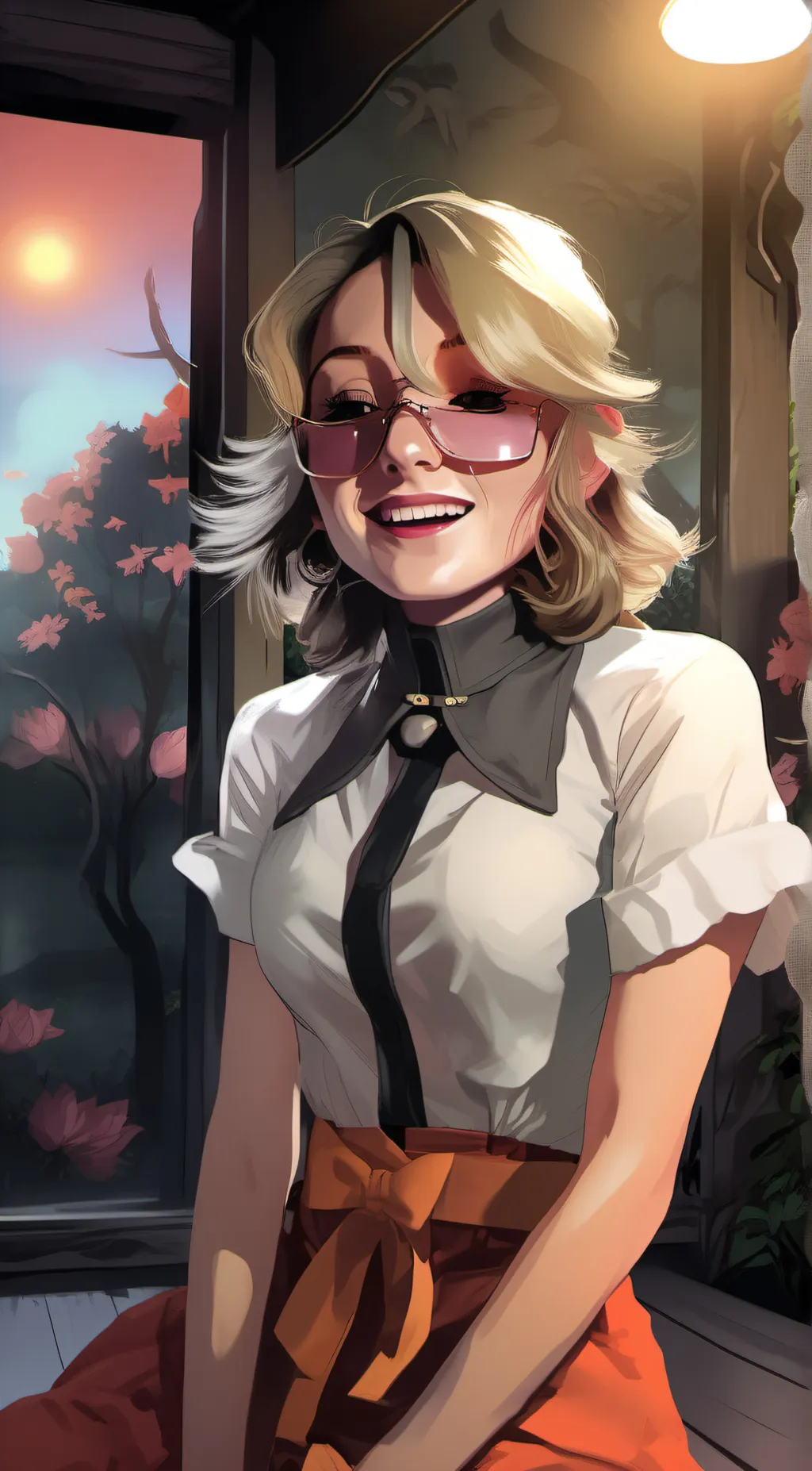 ai character: Single background