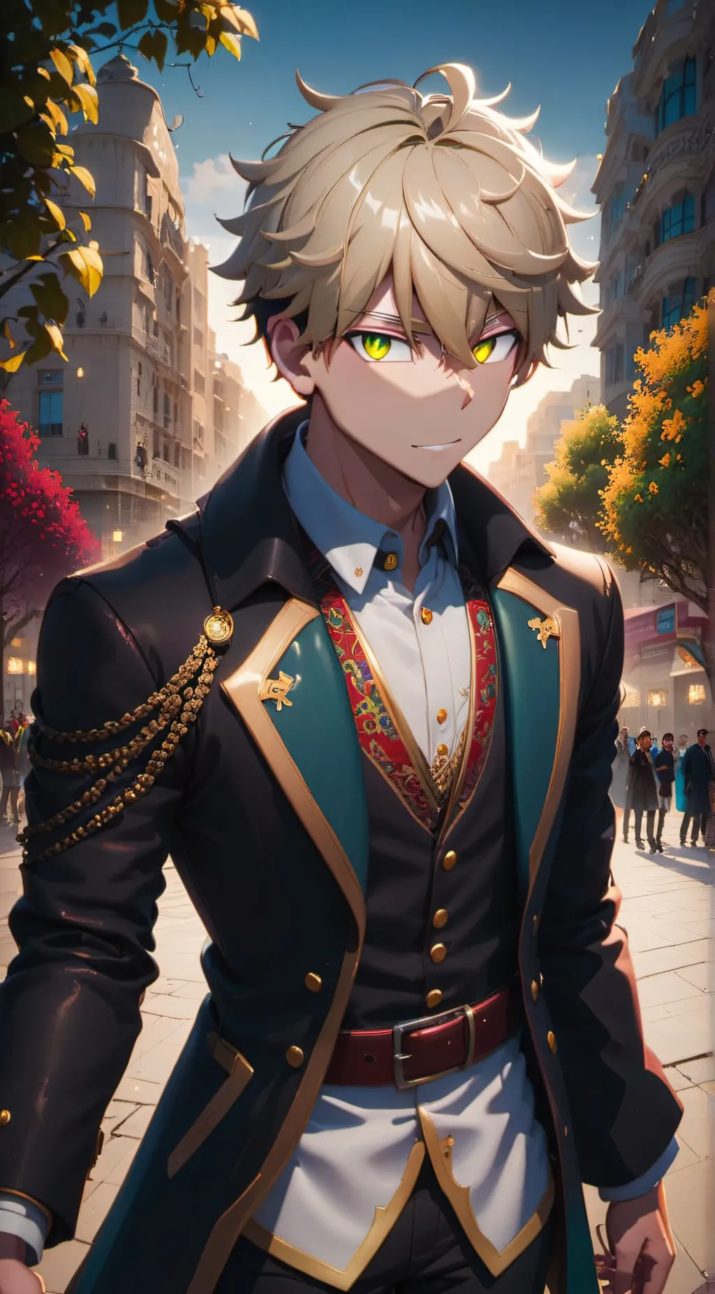 ai character: Bakugo background