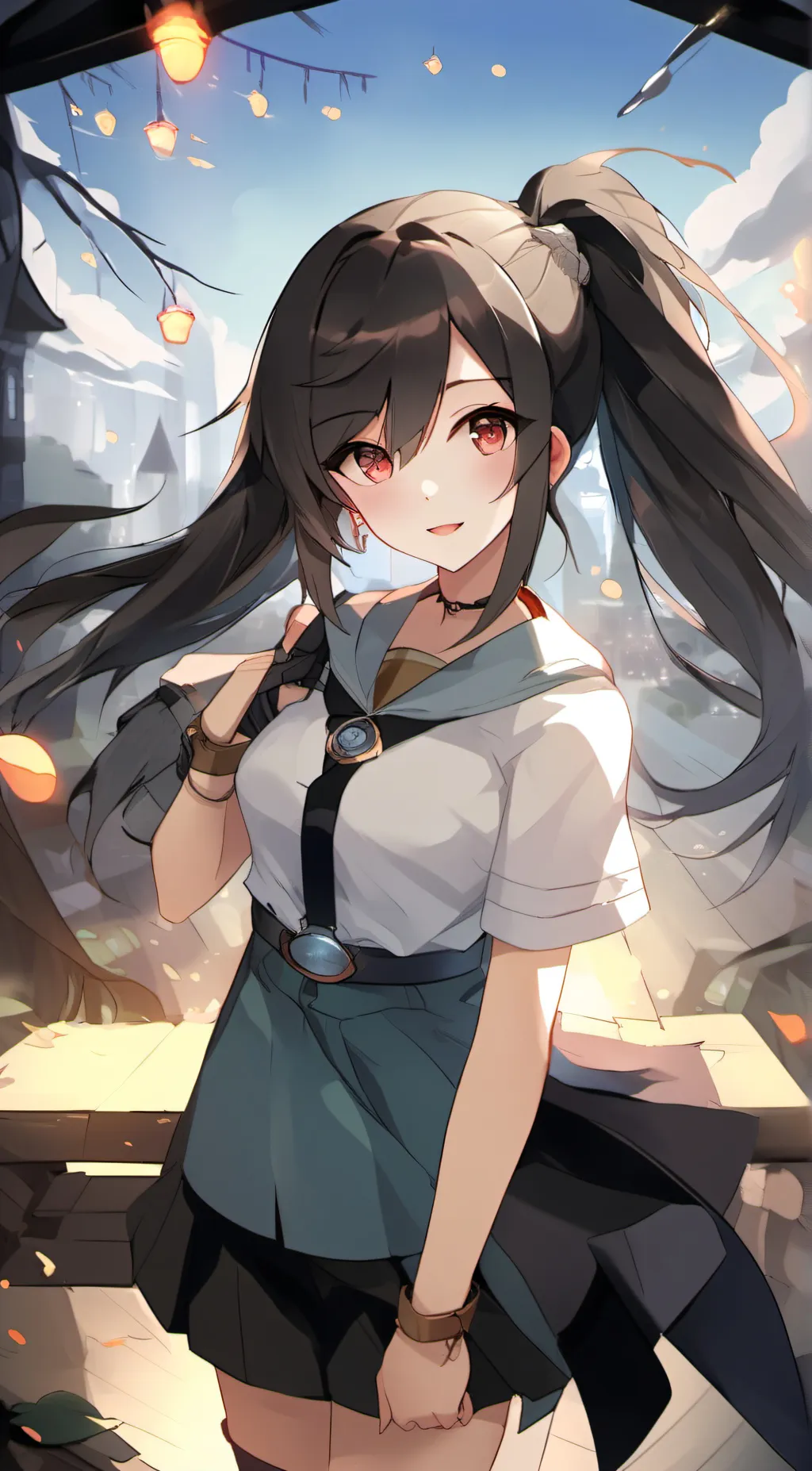 ai character: Miku background
