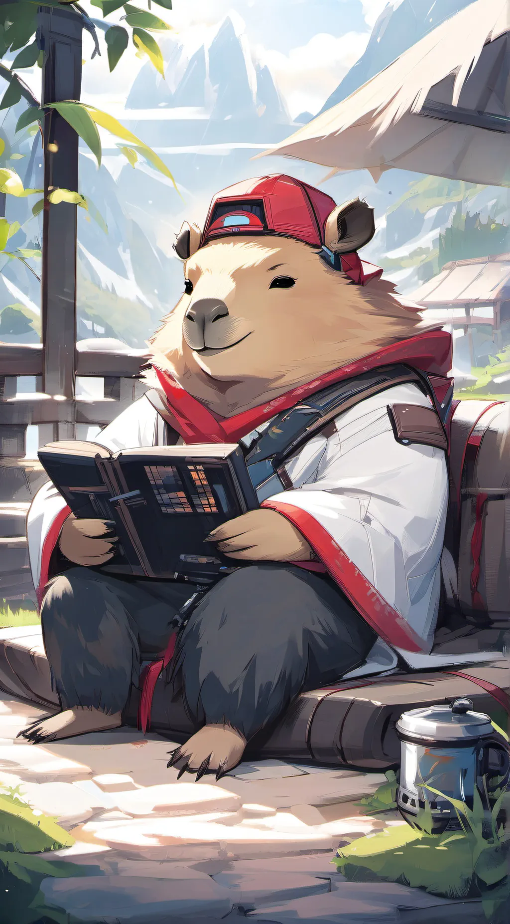ai character: cappychillin background
