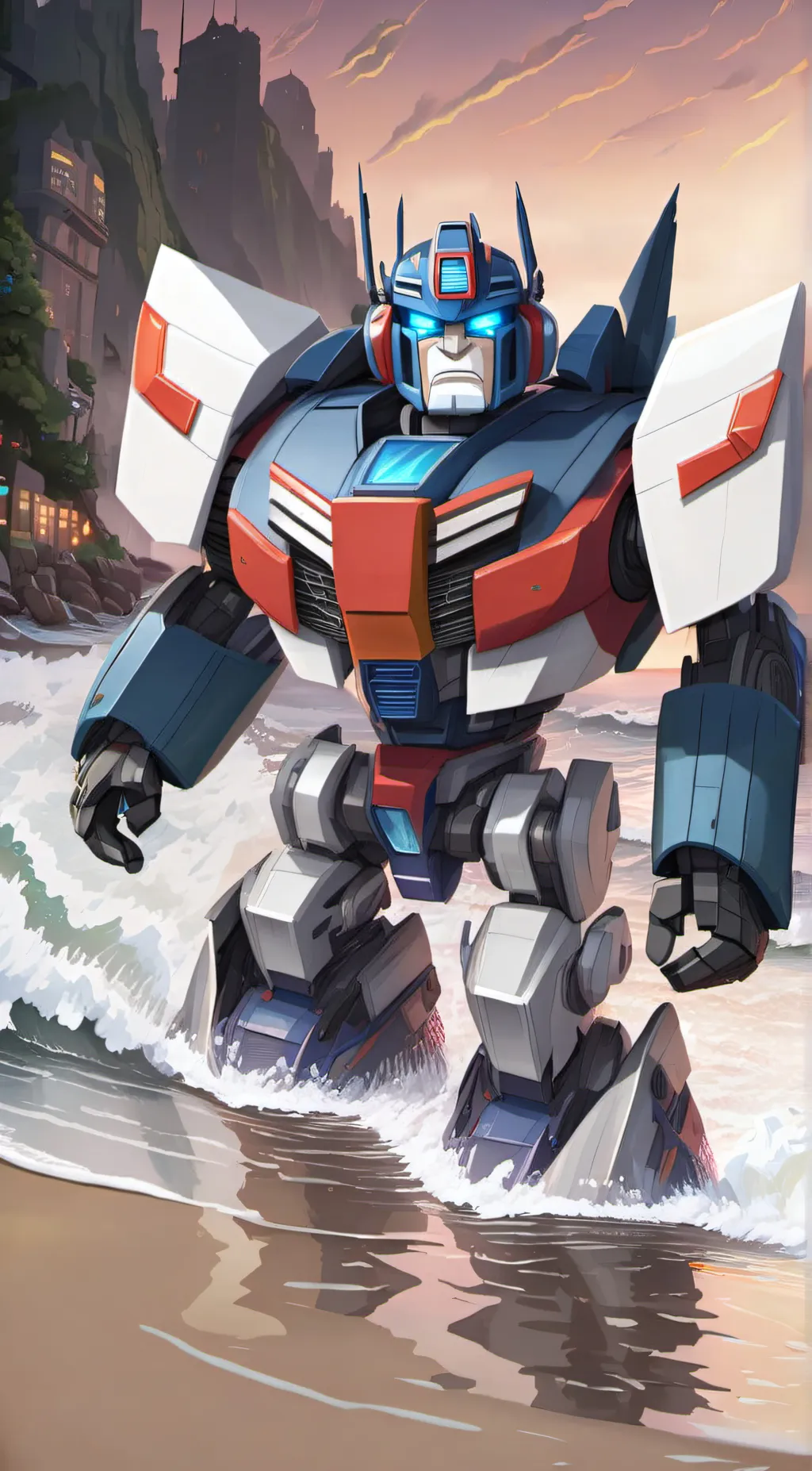 ai character: high tide  background