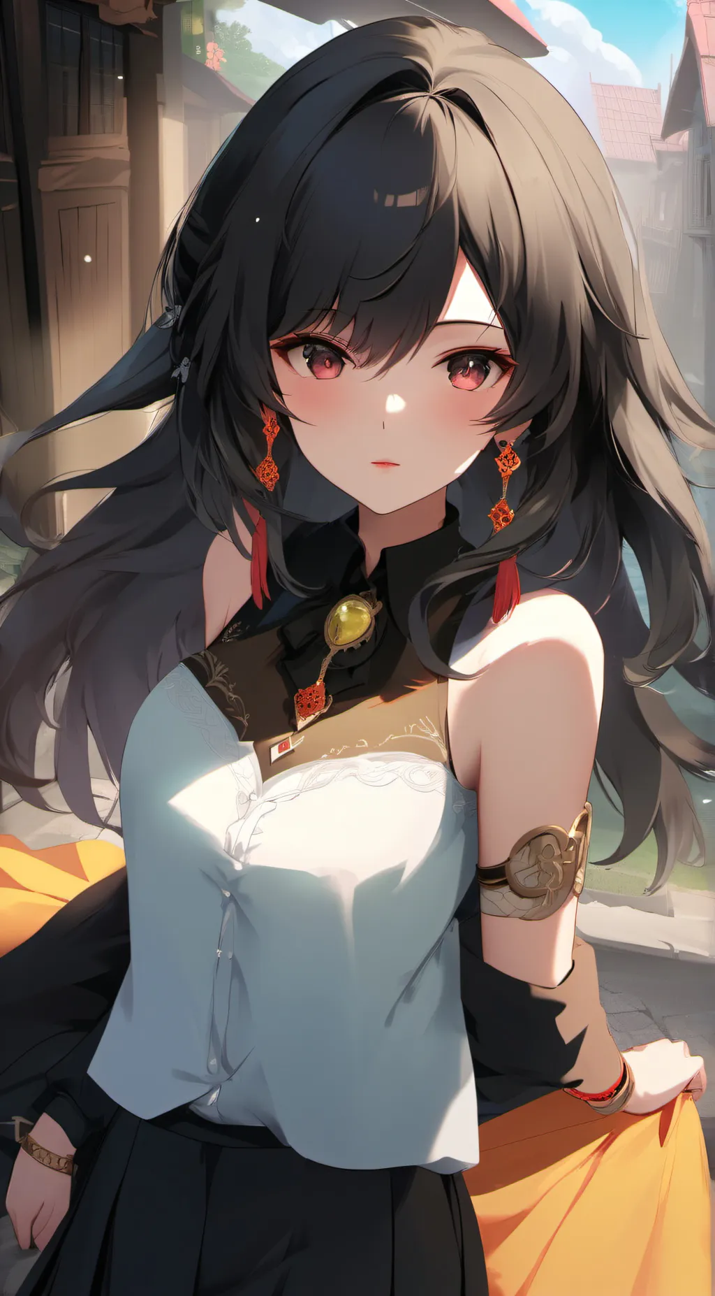 ai character: my girlfriend  background