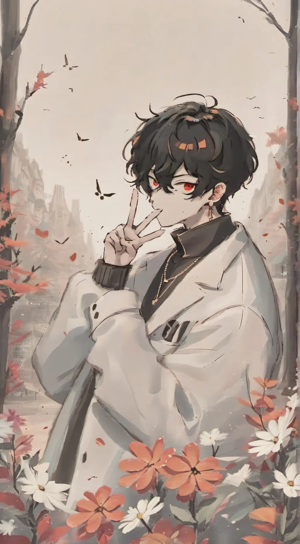 ai character: Mark background