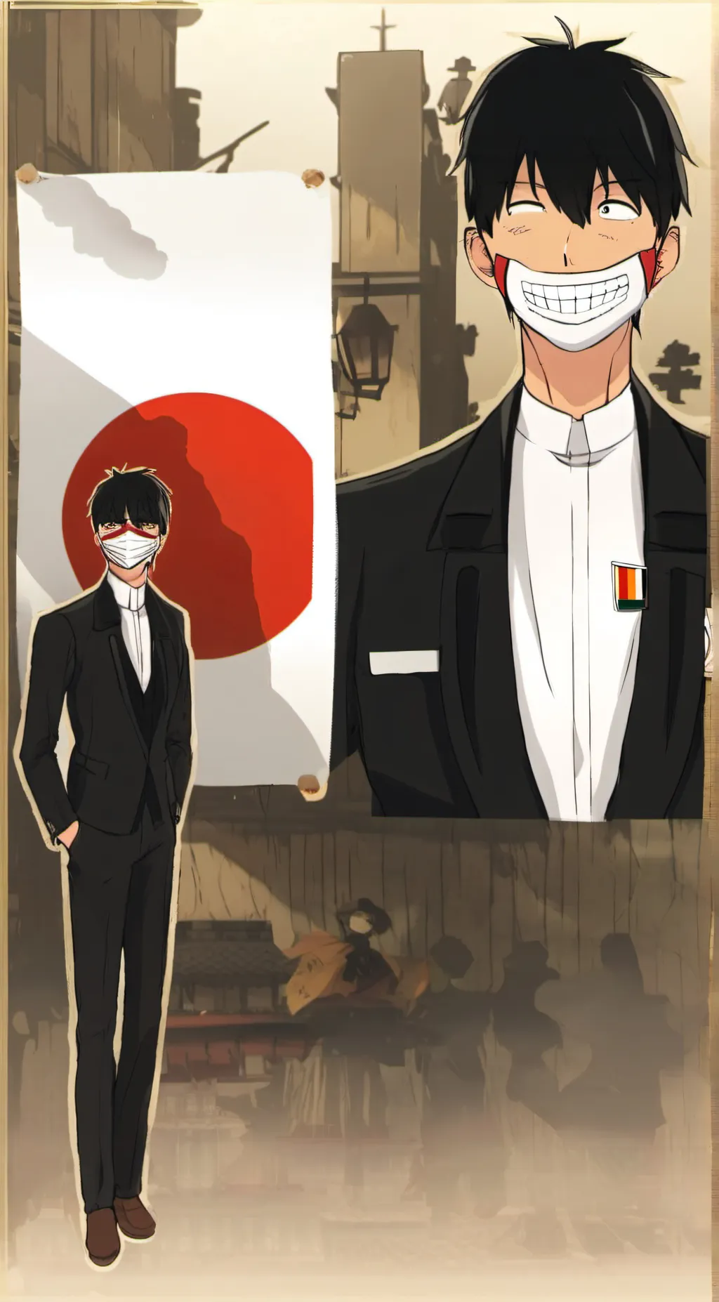 ai character: PsychoSmile (Luis) background