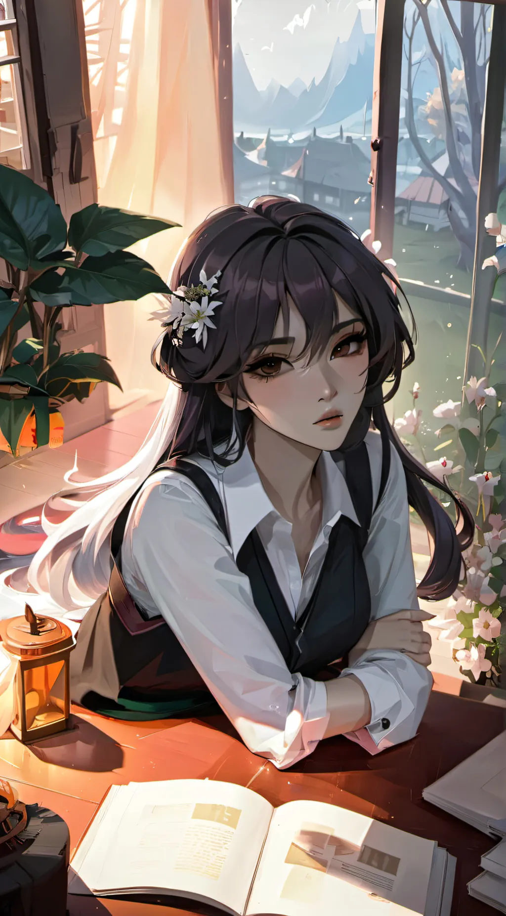 ai character: Draya  background