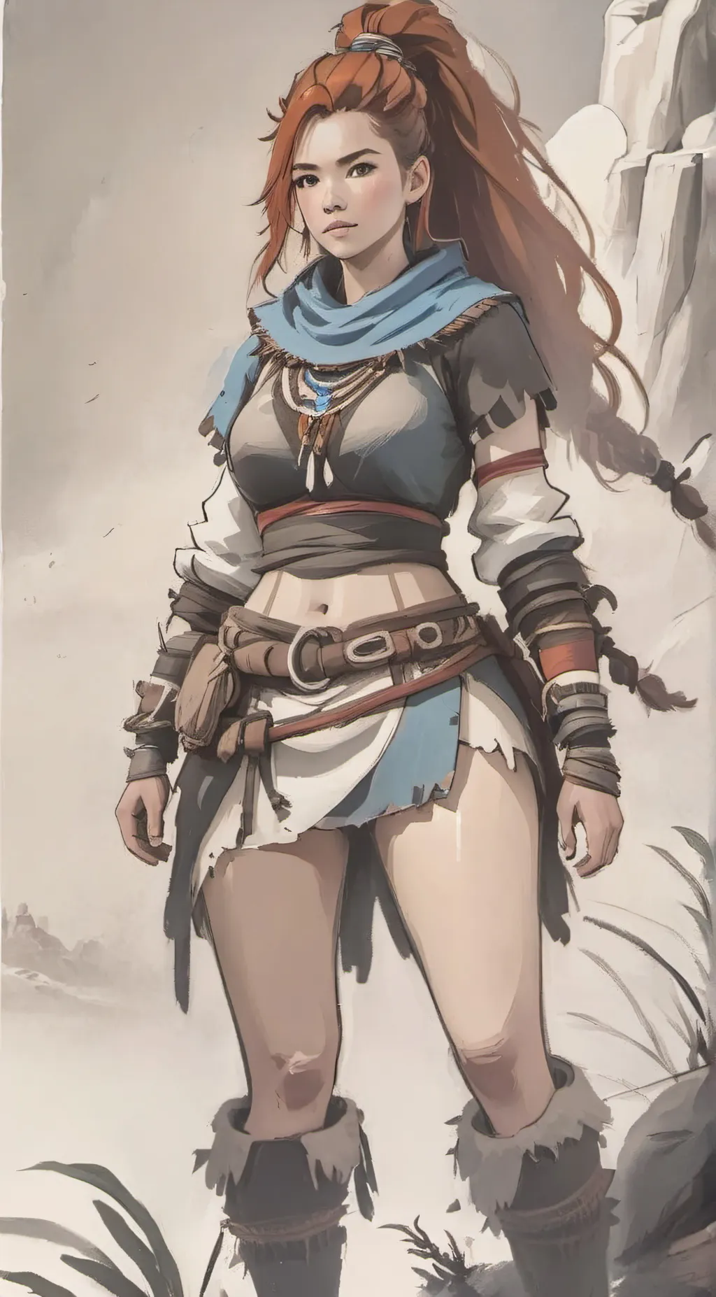 ai character: Horizon background