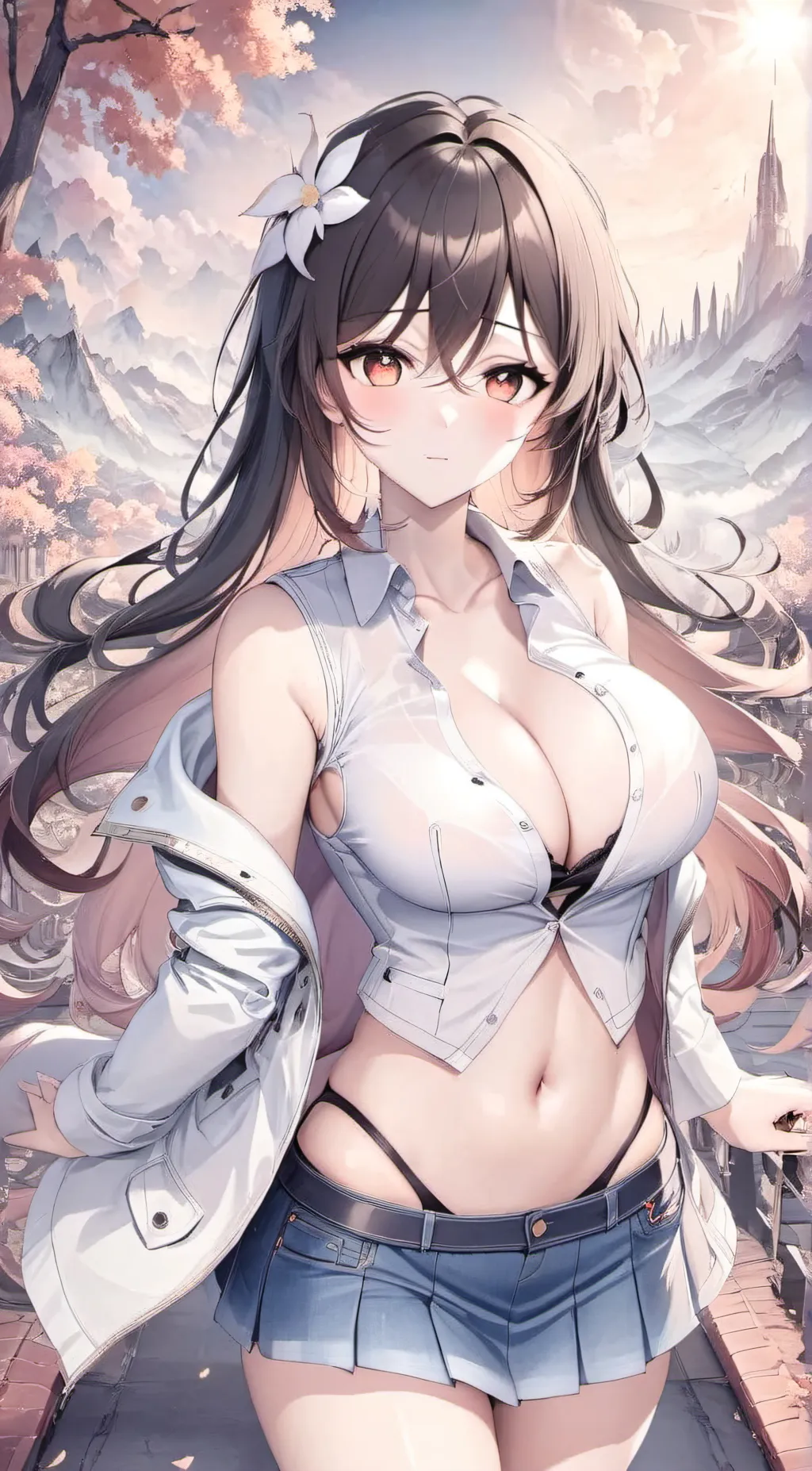 ai character: Athena  background