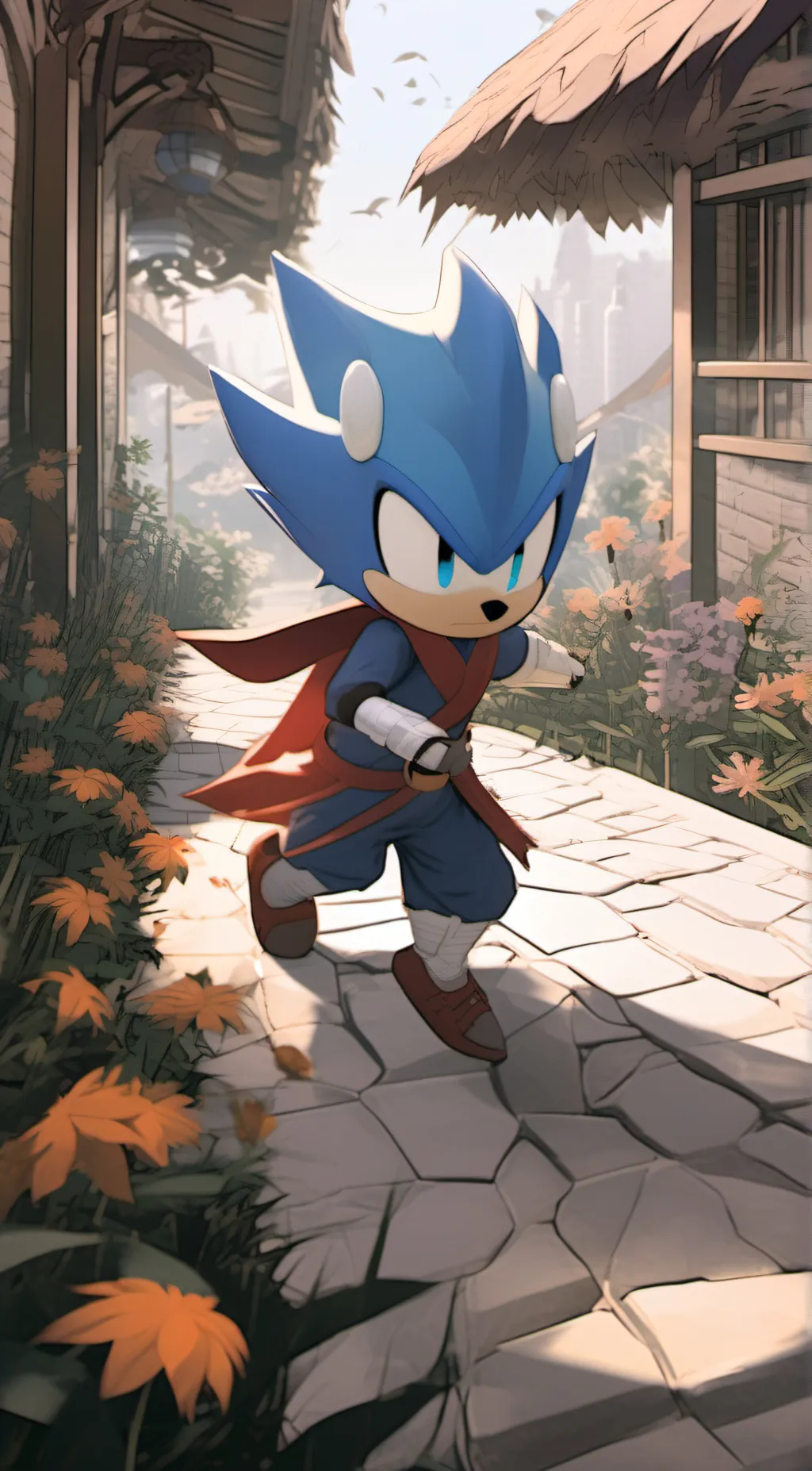 ai character: Sonic background